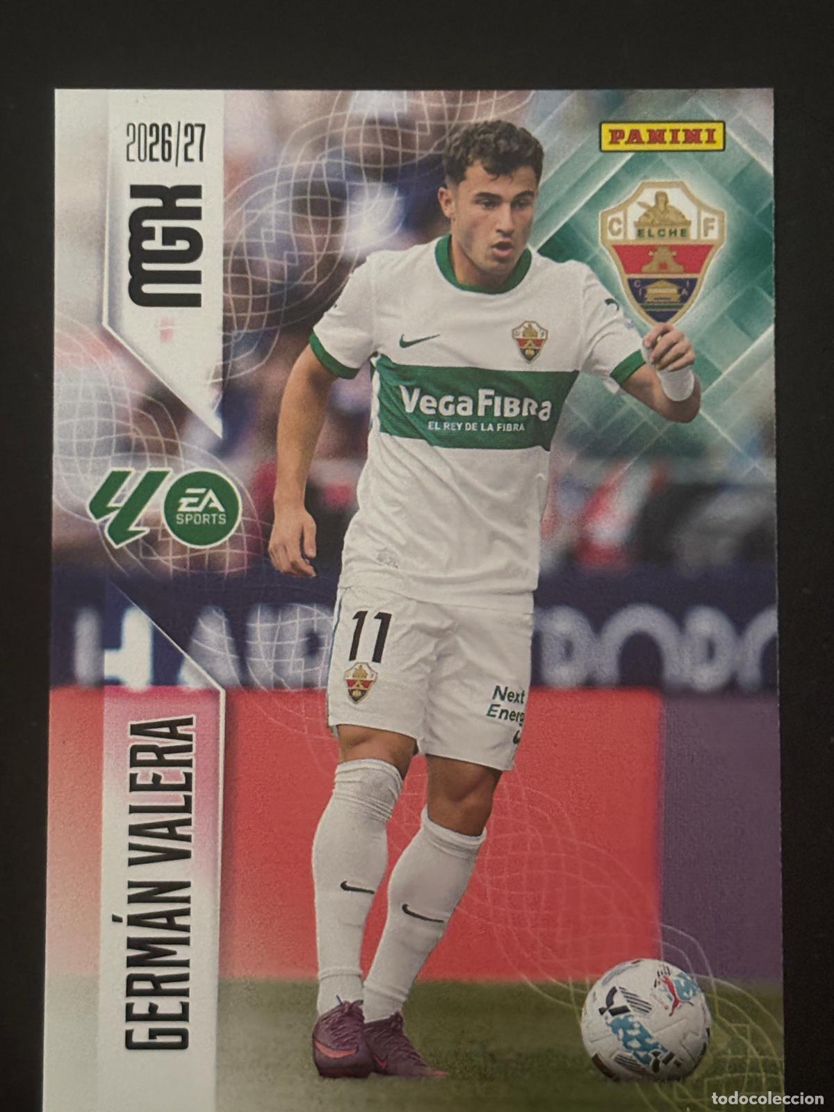 Fu&szlig;ball-Sticker: 153 GERM&Aacute;N VALERA ELCHE MEGACRACKS MGK 26-27 2026-2027 PANINI LIGA