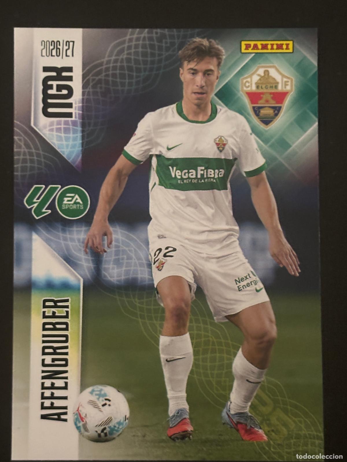 Fu&szlig;ball-Sticker: 151 AFFENGRUBER ELCHE MEGACRACKS MGK 26-27 2026-2027 PANINI LIGA