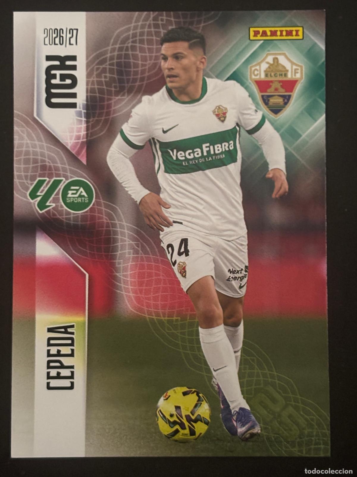 Cartes &agrave; collectionner de Football: 162 CEPEDA ELCHE MEGACRACKS MGK 26-27 2026-2027 PANINI LIGA
