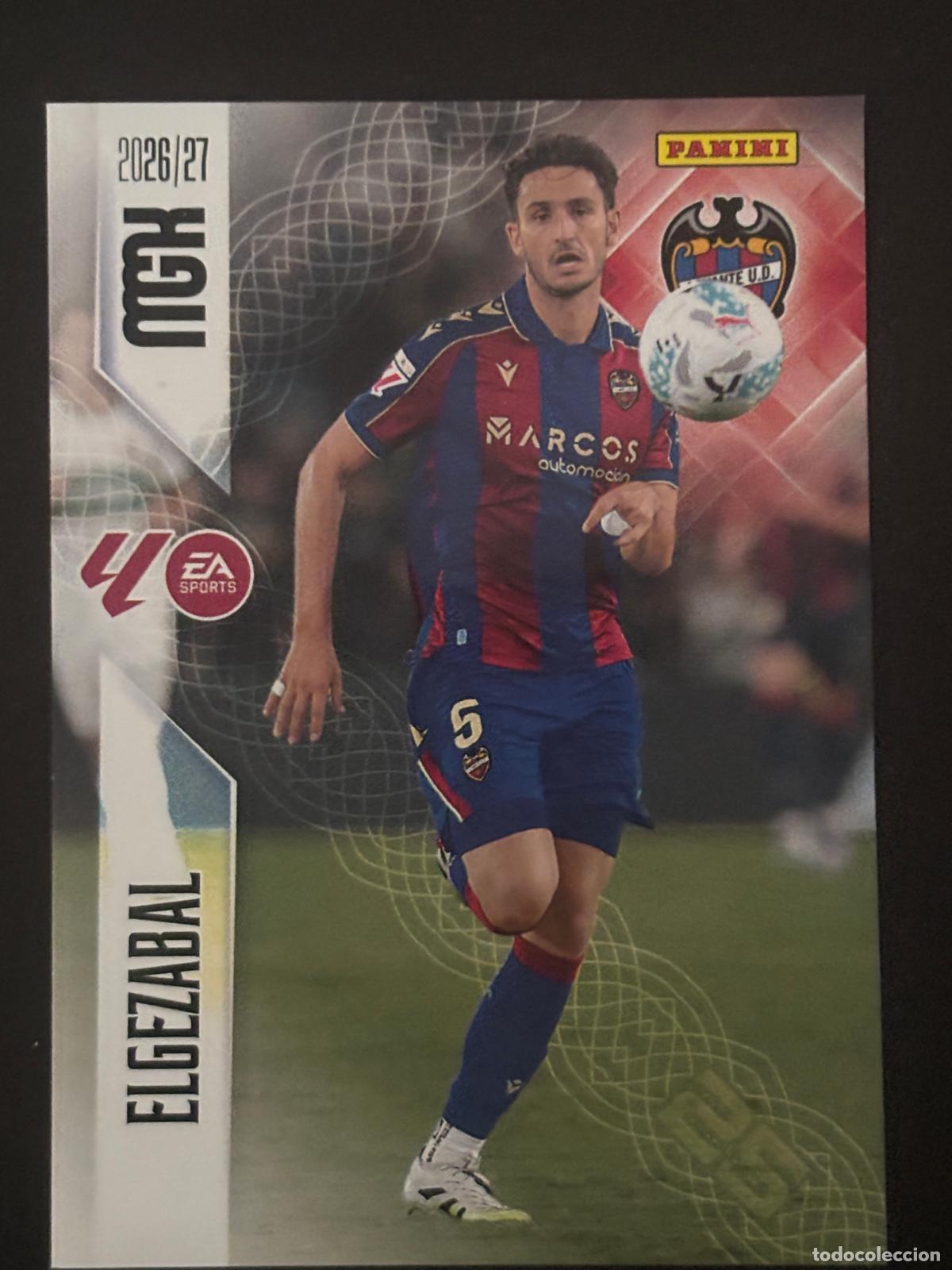 Cromos de Futebol: 204 ELGEZABAL LEVANTE MEGACRACKS MGK 26-27 2026-2027 PANINI LIGA