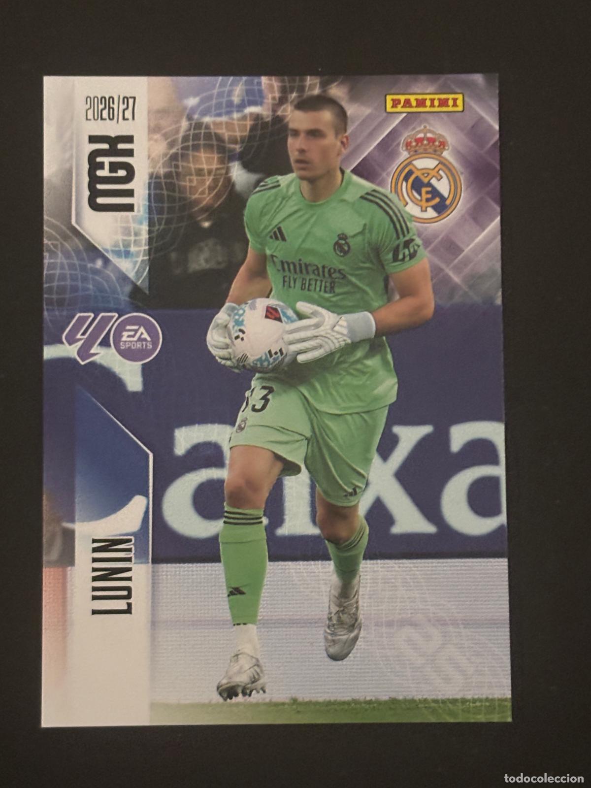 Cromos de Futebol: 219 LUNIN REAL MADRID MEGACRACKS MGK 26-27 2026-2027 PANINI LIGA