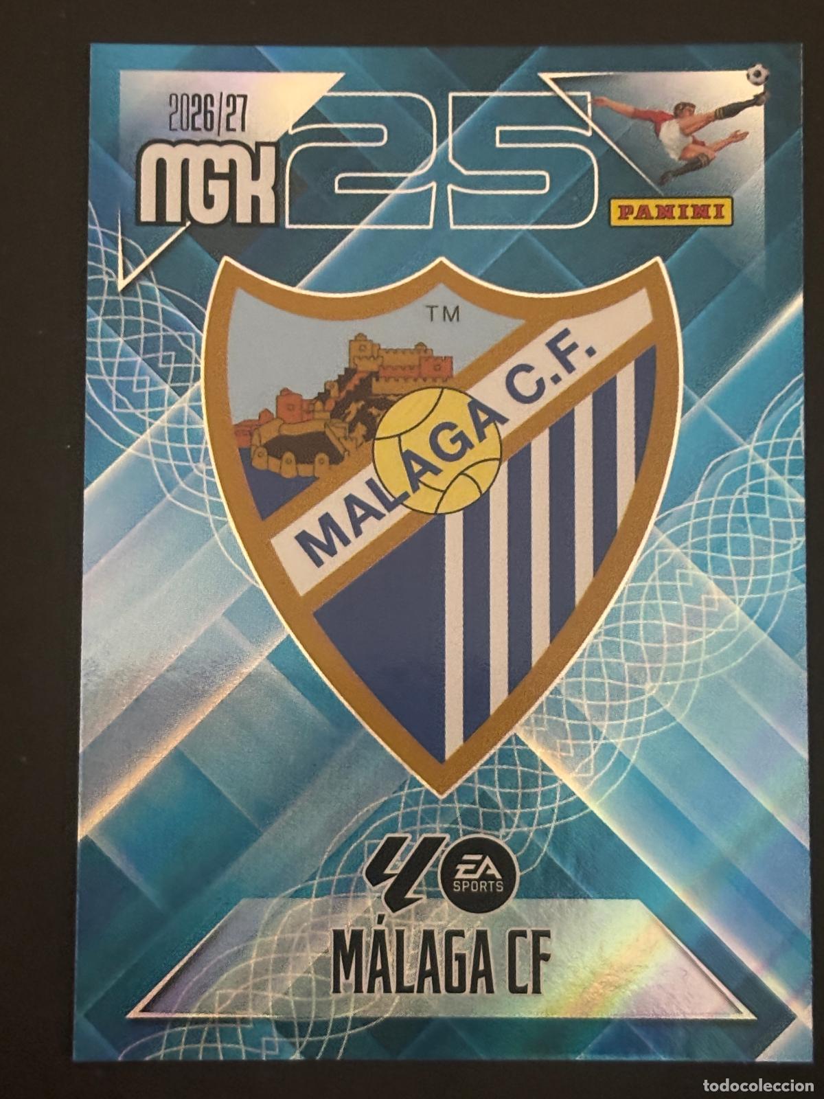 Cromos de Futebol: 235 ESCUDO M&Aacute;LAGA MEGACRACKS MGK 26-27 2026-2027 PANINI LIGA