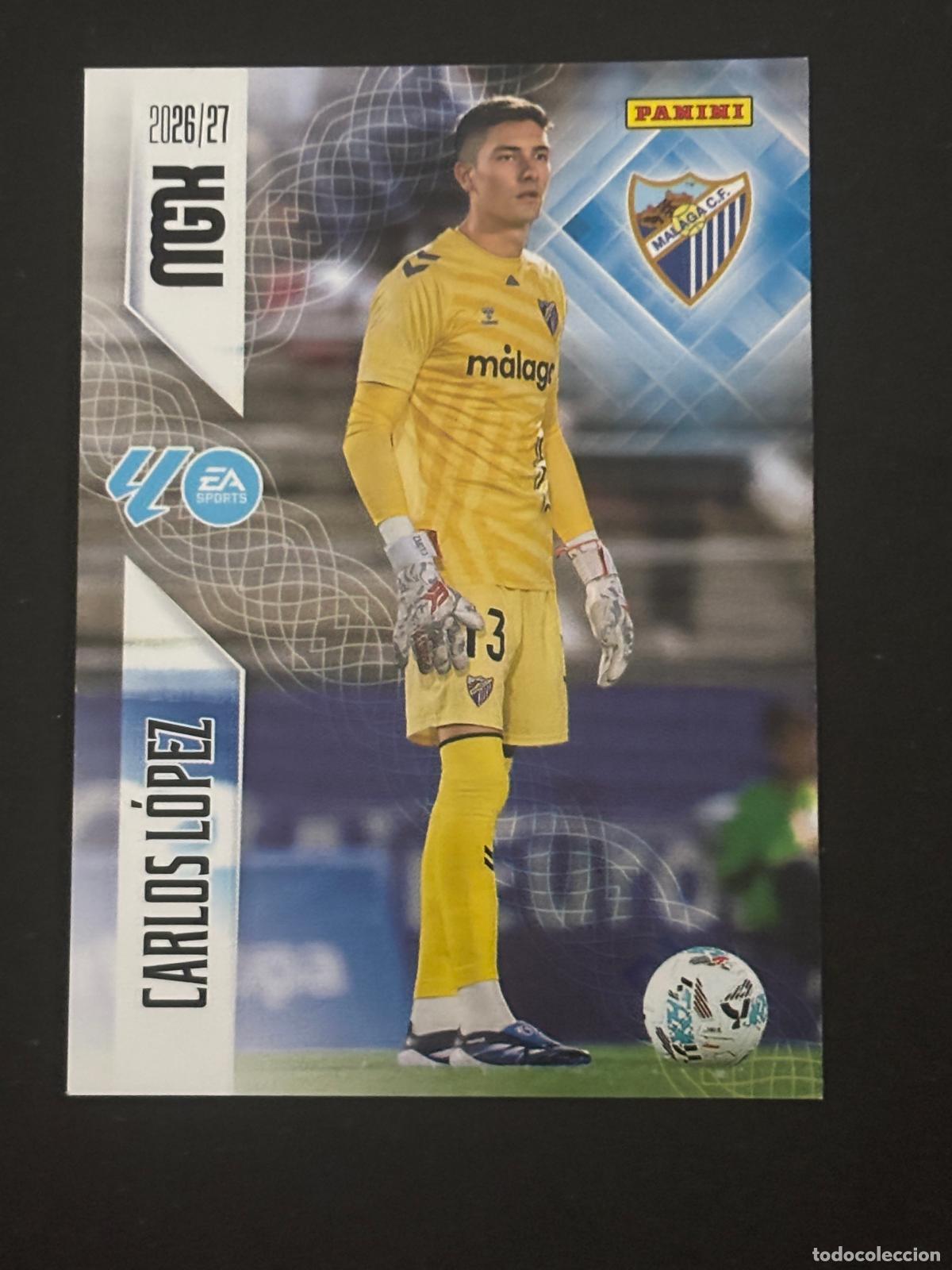 Cromos de Futebol: 237 CARLOS L&Oacute;PEZ M&Aacute;LAGA MEGACRACKS MGK 26-27 2026-2027 PANINI LIGA