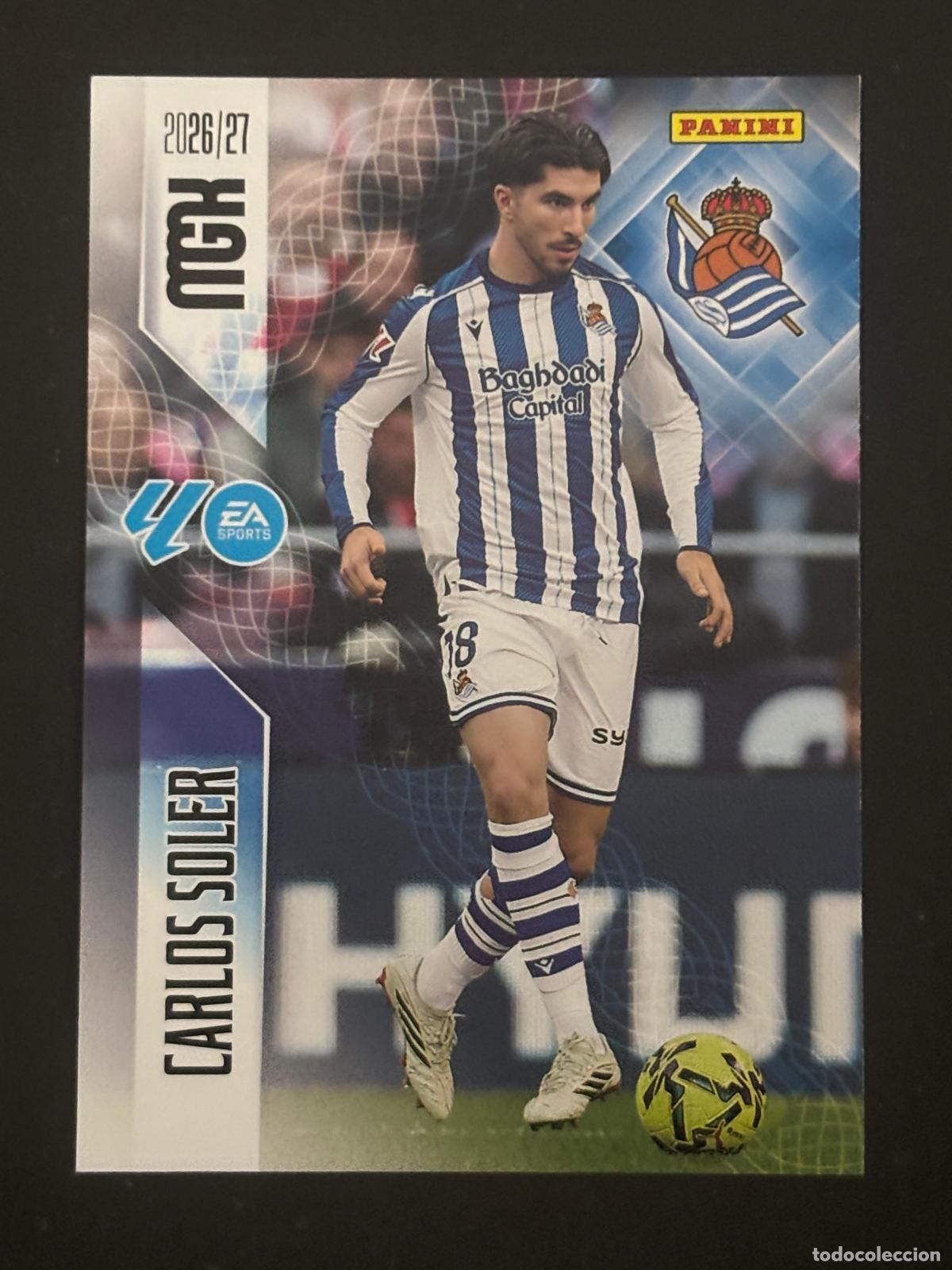 Cromos de Futebol: 319 CARLOS SOLER REAL SOCIEDAD MEGACRACKS MGK 26-27 2026-2027 PANINI LIGA