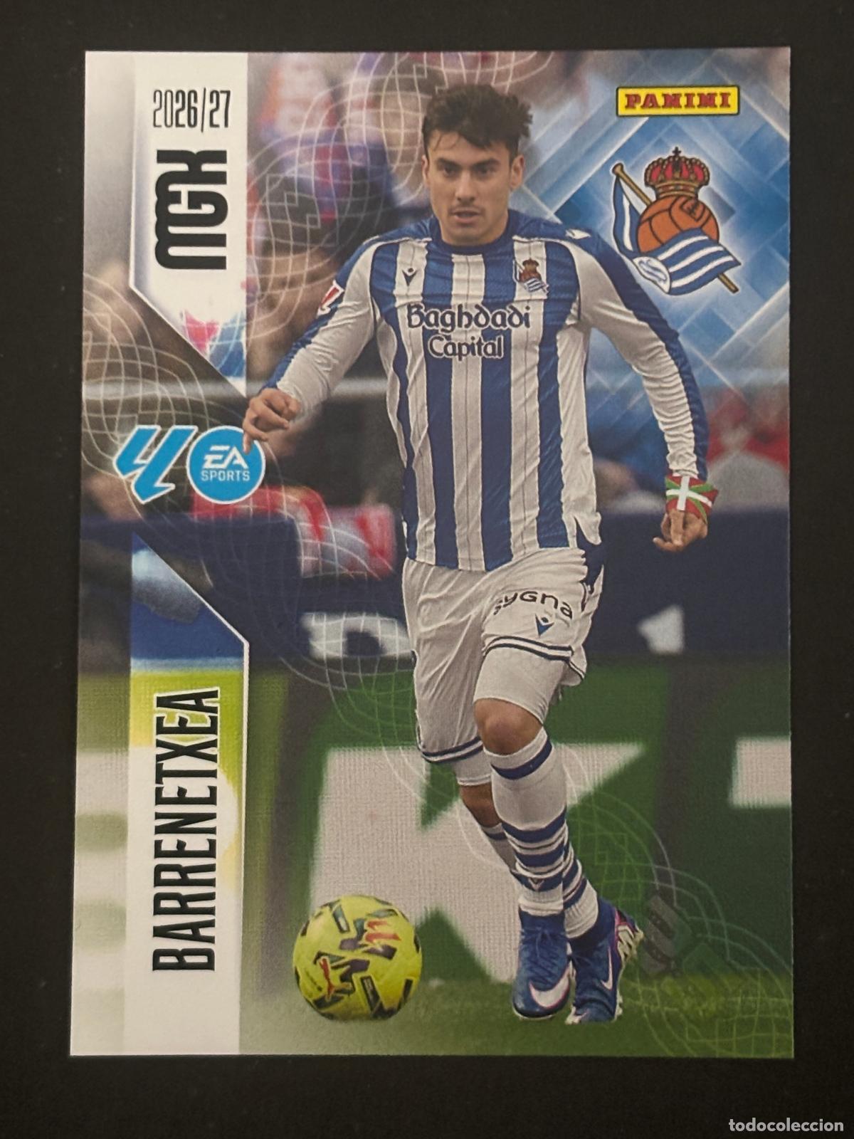 Cromos de Futebol: 321 BARRENETXEA REAL SOCIEDAD MEGACRACKS MGK 26-27 2026-2027 PANINI LIGA