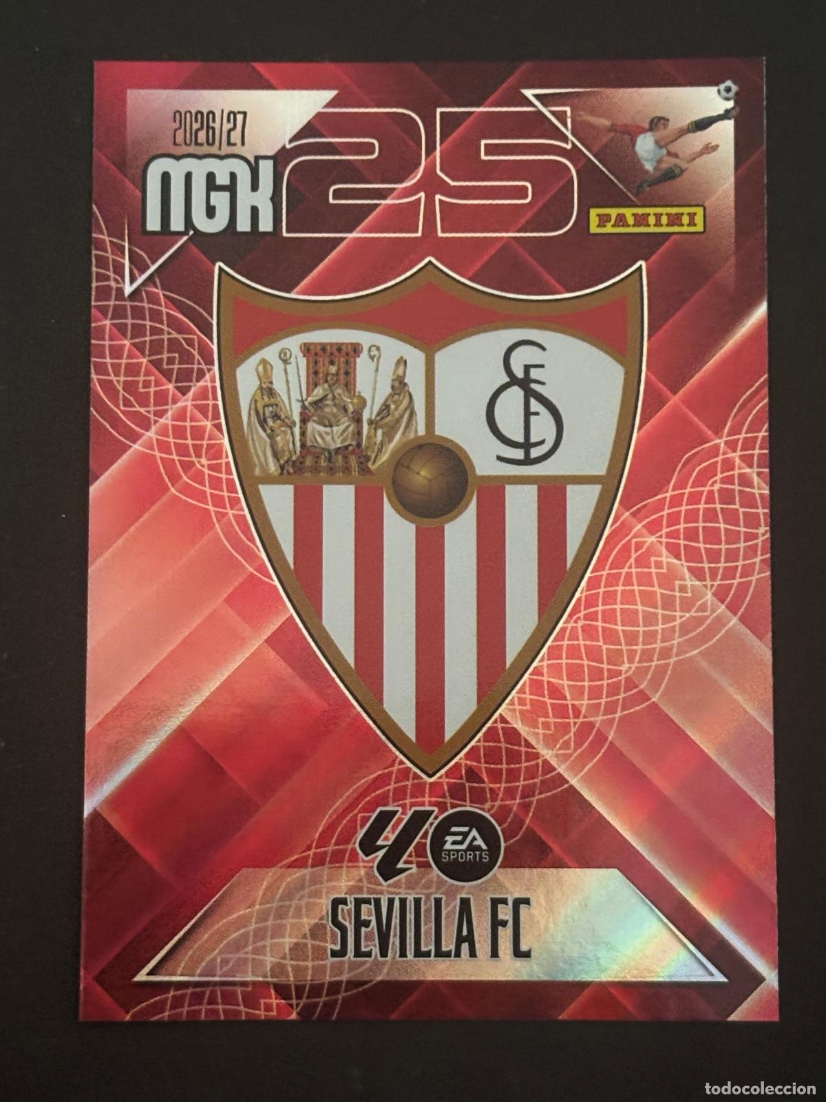 Cromos de Futebol: 325 ESCUDO SEVILLA MEGACRACKS MGK 26-27 2026-2027 PANINI LIGA
