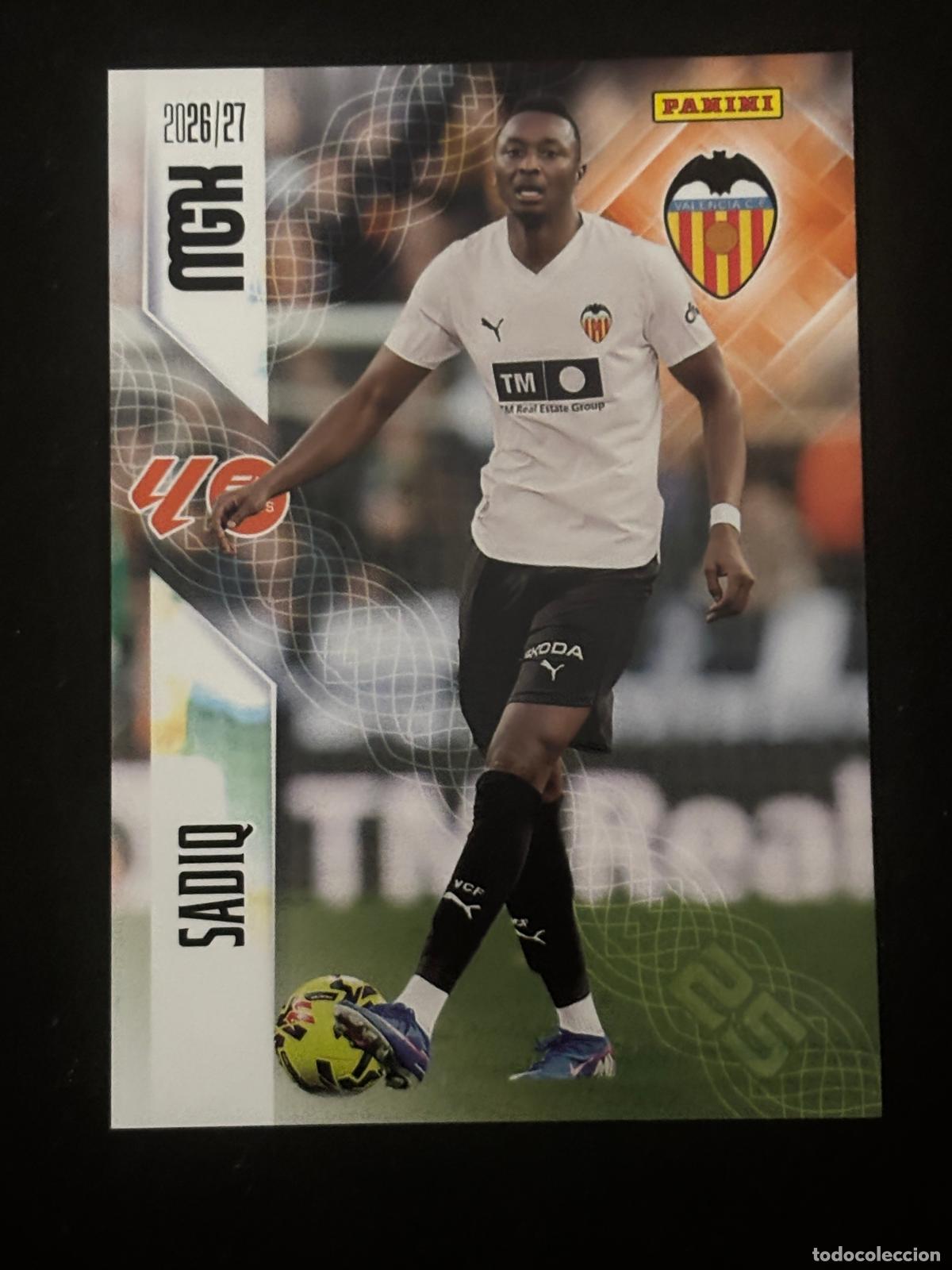 Cromos de Futebol: 360 SADIQ VALENCIA MEGACRACKS MGK 26-27 2026-2027 PANINI LIGA