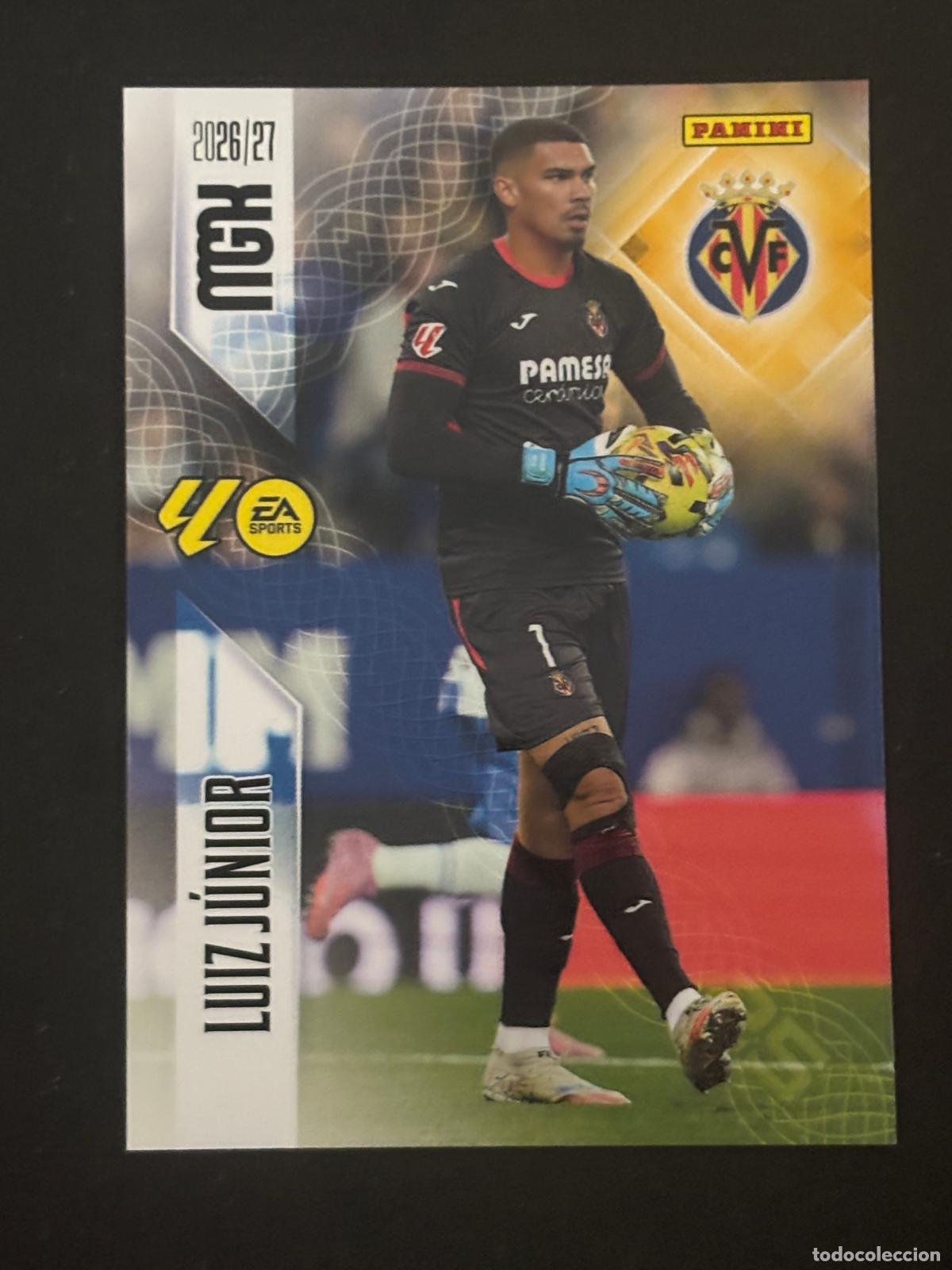 Cromos de Futebol: 362 LUIZ J&Uacute;NIOR VILLARREAL MEGACRACKS MGK 26-27 2026-2027 PANINI LIGA