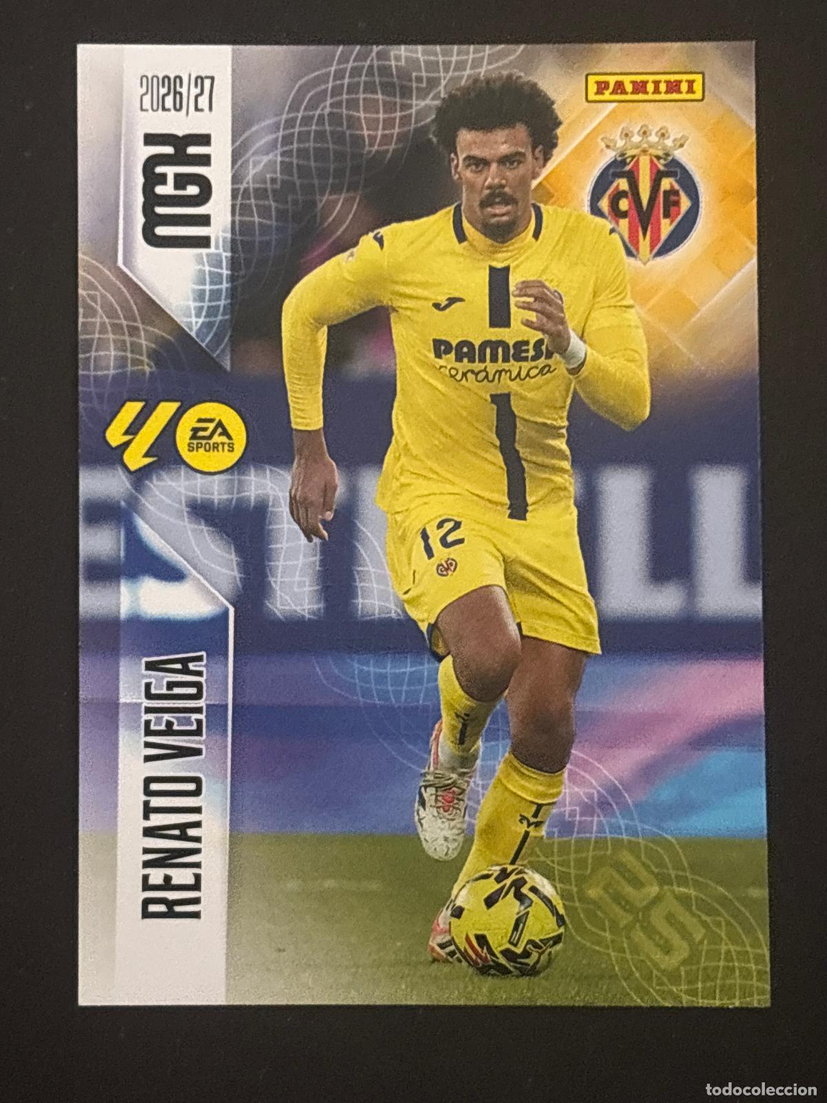 Cromos de Futebol: 368 RENATO VEIGA VILLARREAL MEGACRACKS MGK 26-27 2026-2027 PANINI LIGA