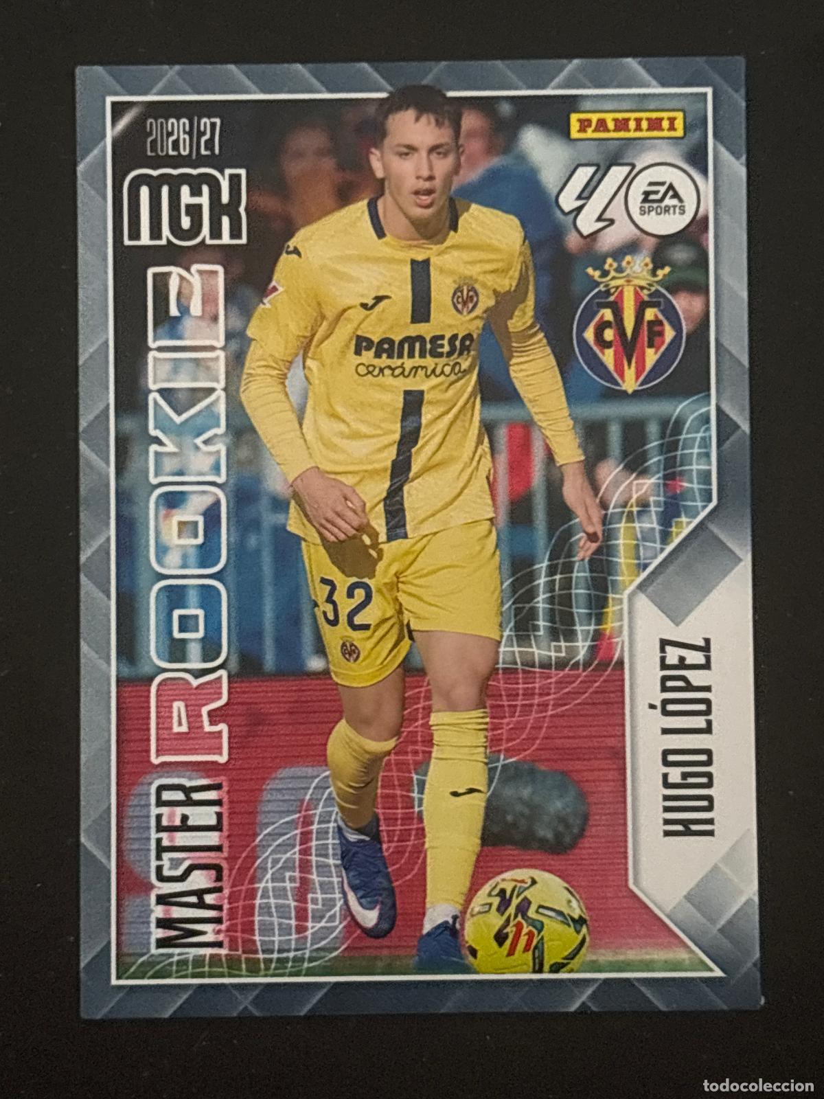 Cromos de f&uacute;tbol: 412 HUGO L&Oacute;PEZ MASTER ROOKIE MEGACRACKS MGK 26-27 2026-2027 PANINI LIGA