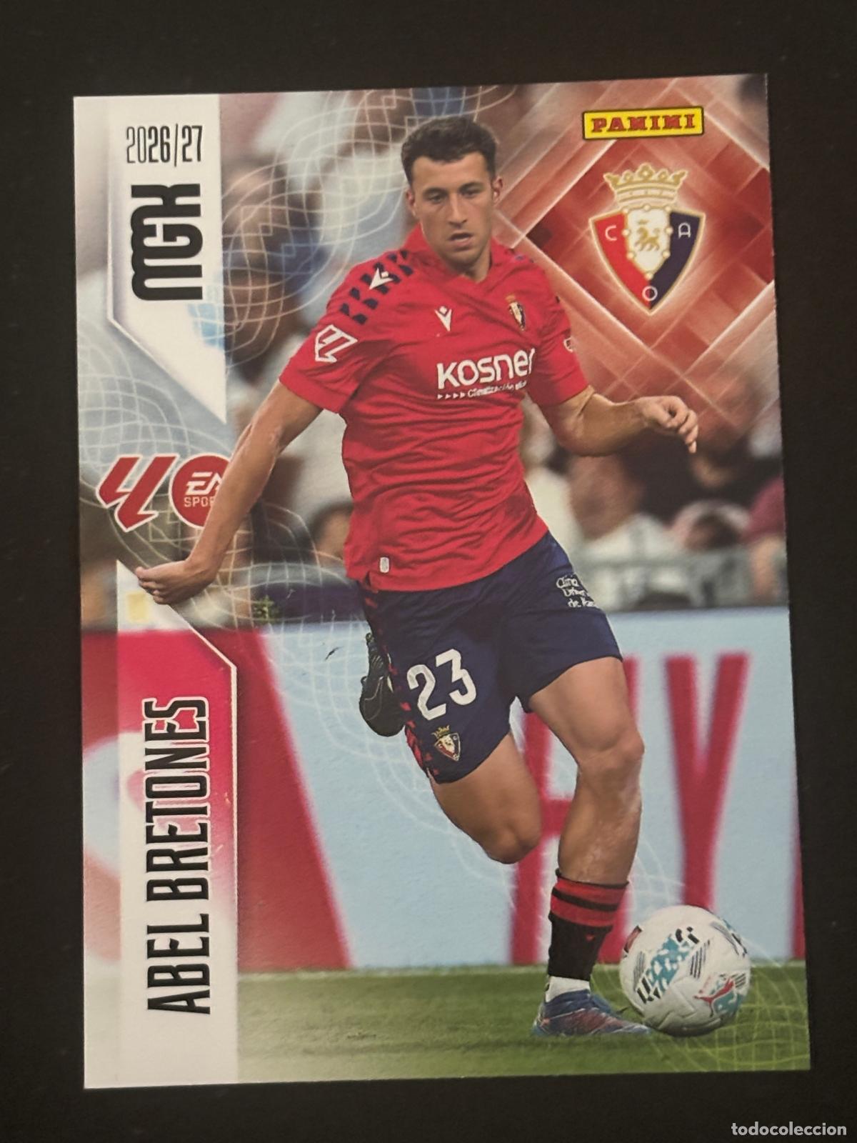 Cromos de f&uacute;tbol: 260 ABEL BRETONES OSASUNA MEGACRACKS MGK 26-27 2026-2027 PANINI LIGA