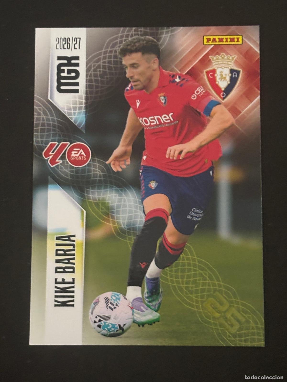 Cromos de f&uacute;tbol: 268 KIKE BARJA OSASUNA MEGACRACKS MGK 26-27 2026-2027 PANINI LIGA