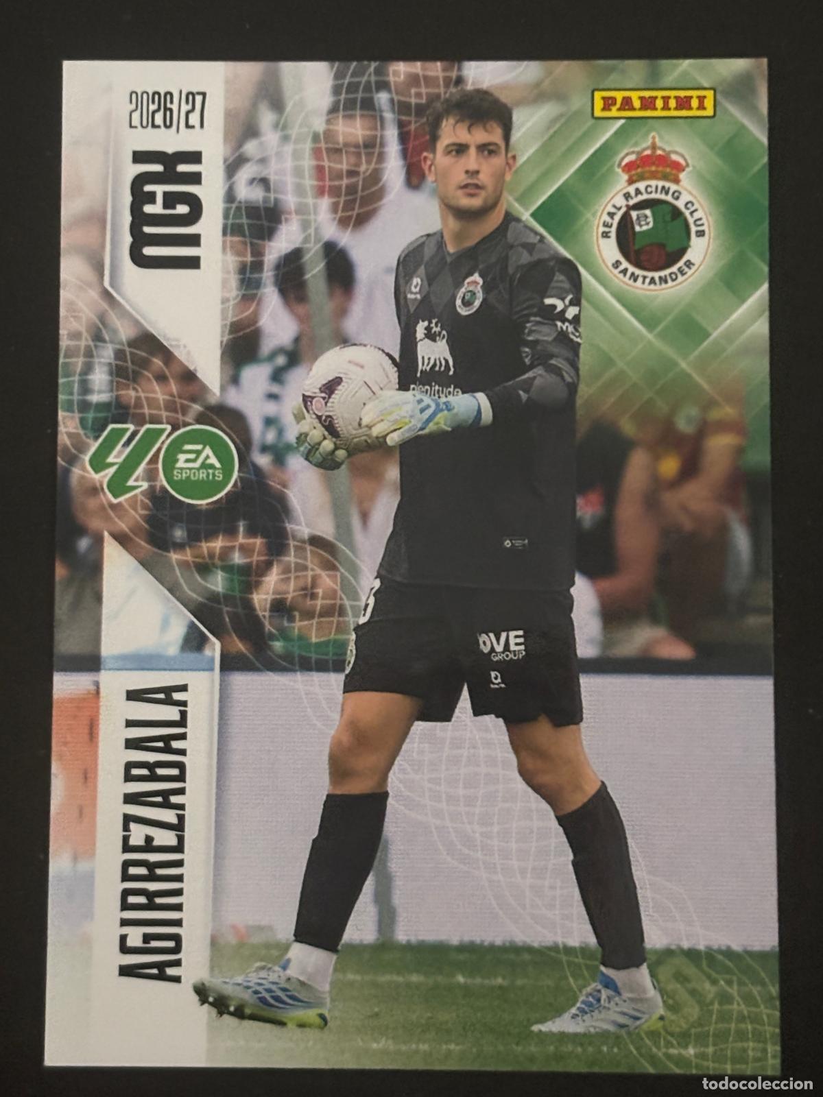 Cromos de f&uacute;tbol: 272 AGIRREZABALA RACING 2&ordf; EDICI&Oacute;N MEGACRACKS MGK 26-27 2026-2027 PANINI LIGA