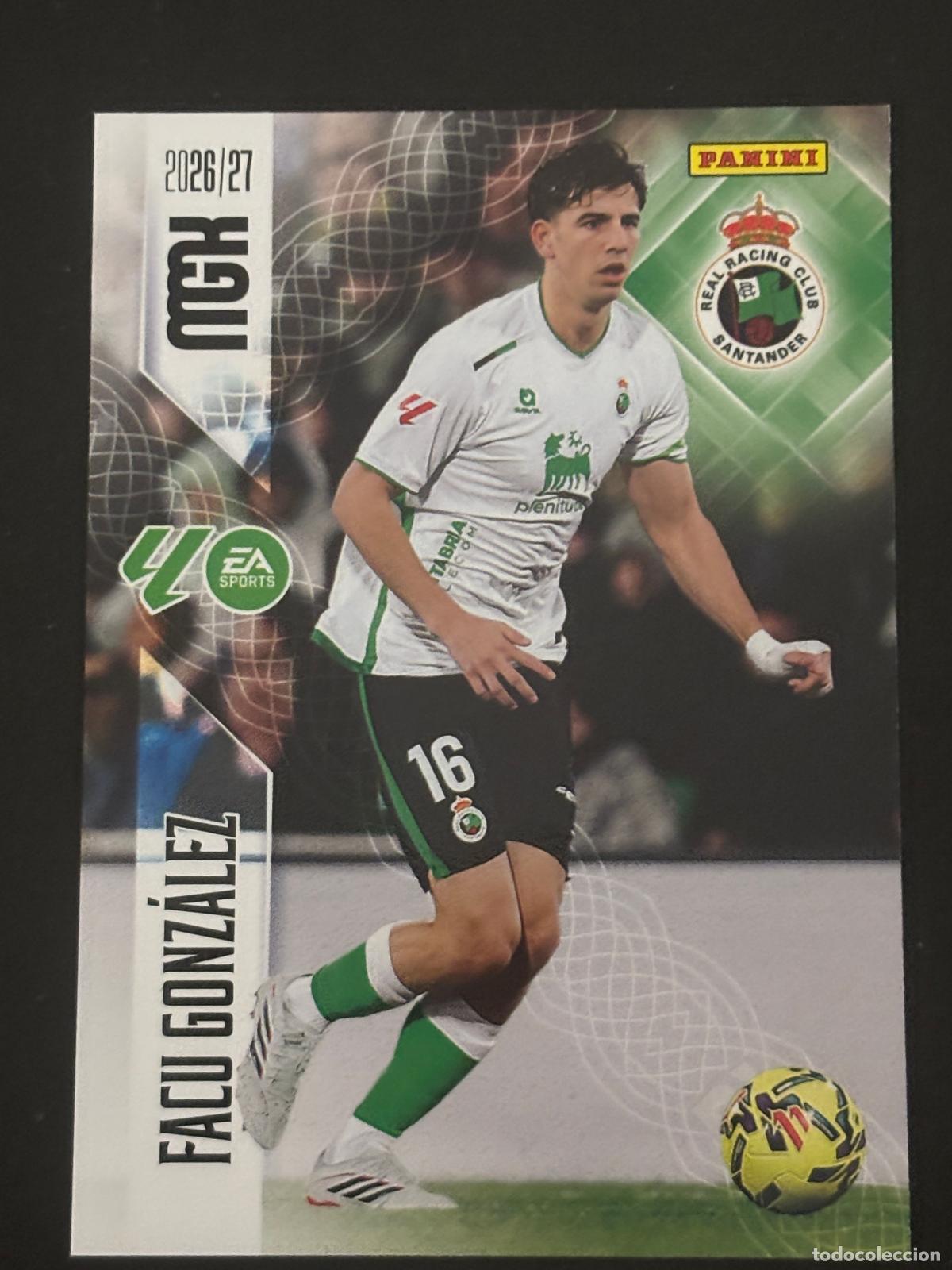 Cromos de f&uacute;tbol: 276 FACU GONZ&Aacute;LEZ RACING MEGACRACKS MGK 26-27 2026-2027 PANINI LIGA