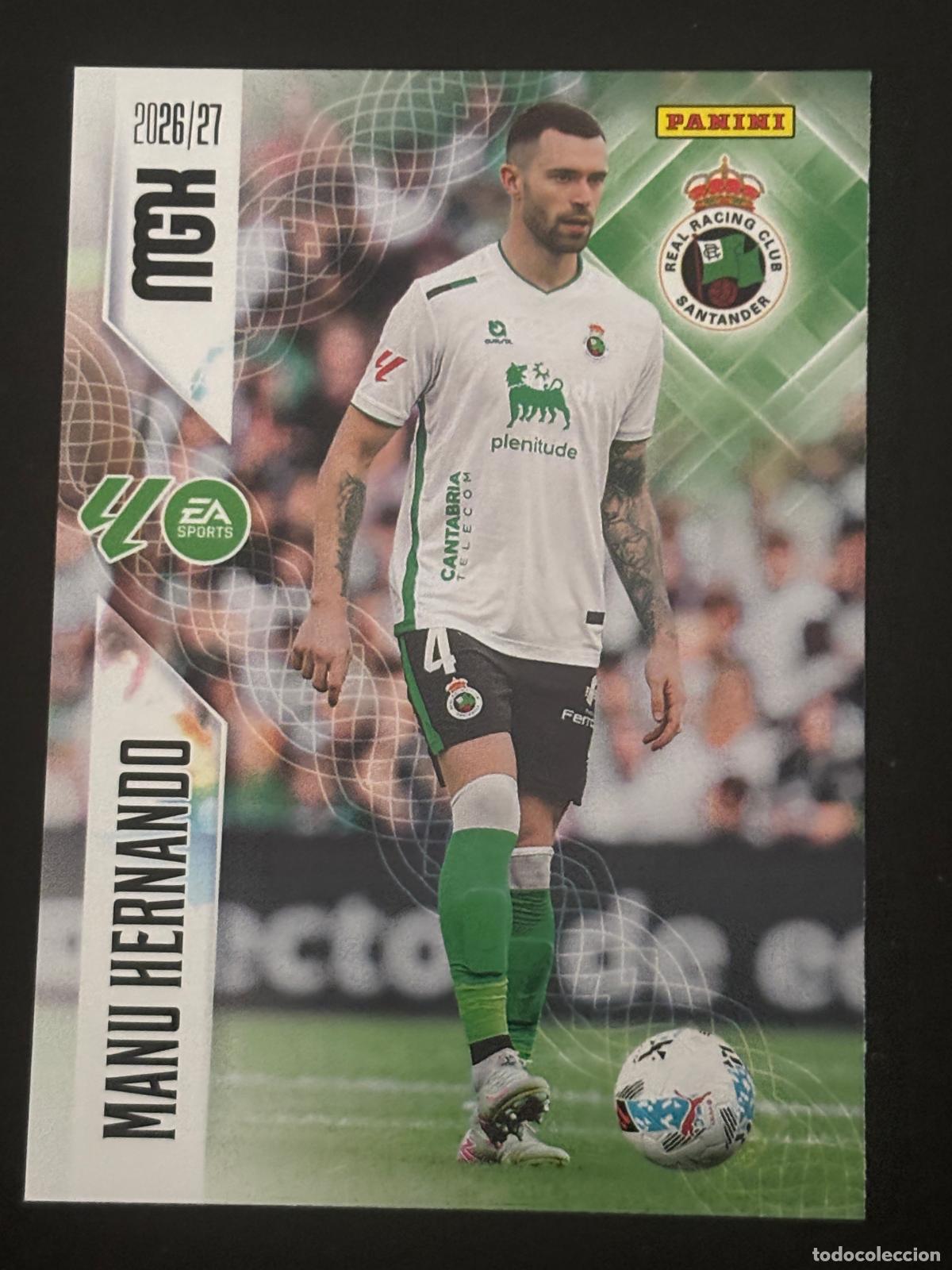 Cromos de f&uacute;tbol: 278 MANU HERNANDO RACING MEGACRACKS MGK 26-27 2026-2027 PANINI LIGA