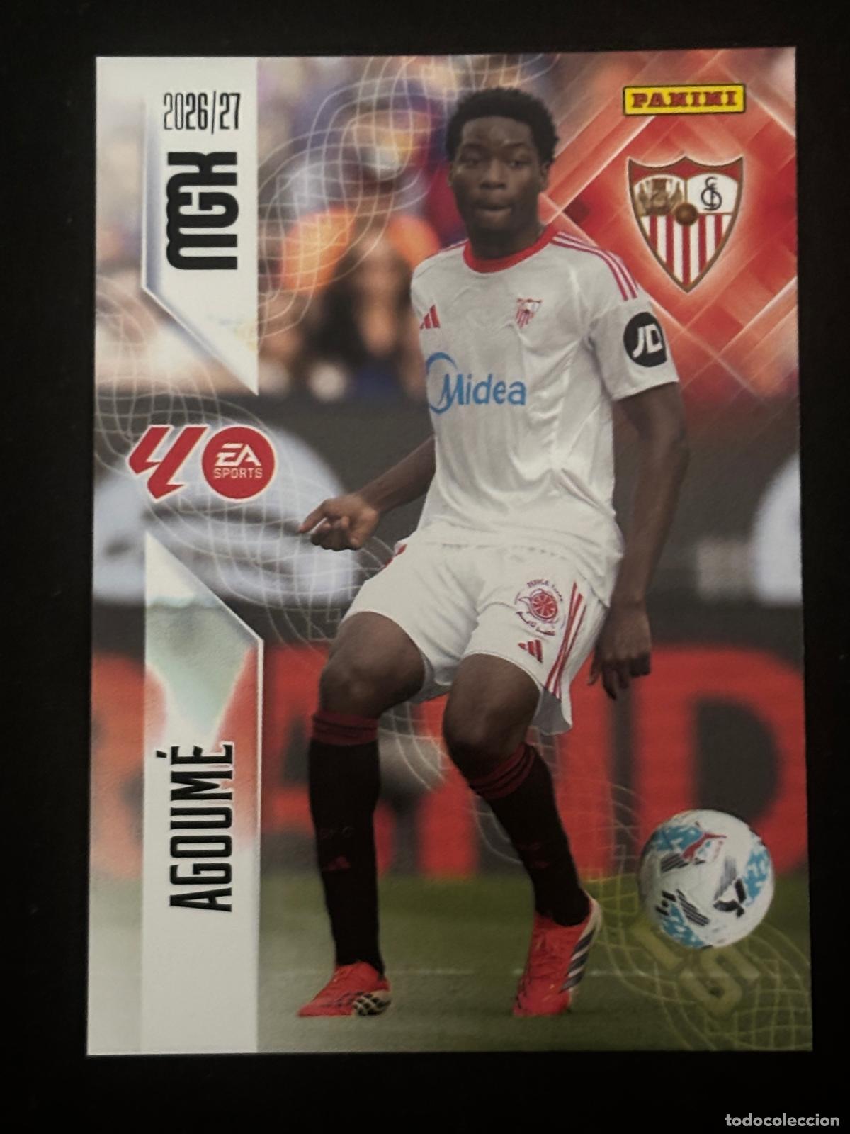 Football Stickers: 335 AGOUM&Eacute; SEVILLA MEGACRACKS MGK 26-27 2026-2027 PANINI LIGA