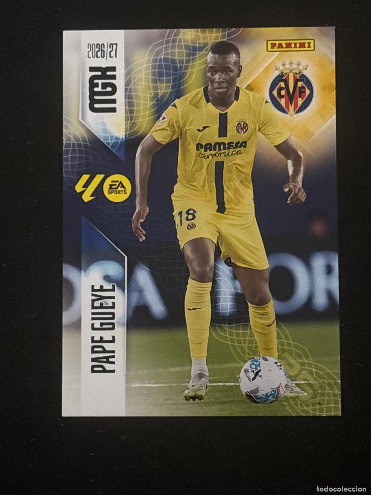Football Stickers: 372 PAPE GUEYE VILLARREAL MEGACRACKS MGK 26-27 2026-2027 PANINI LIGA