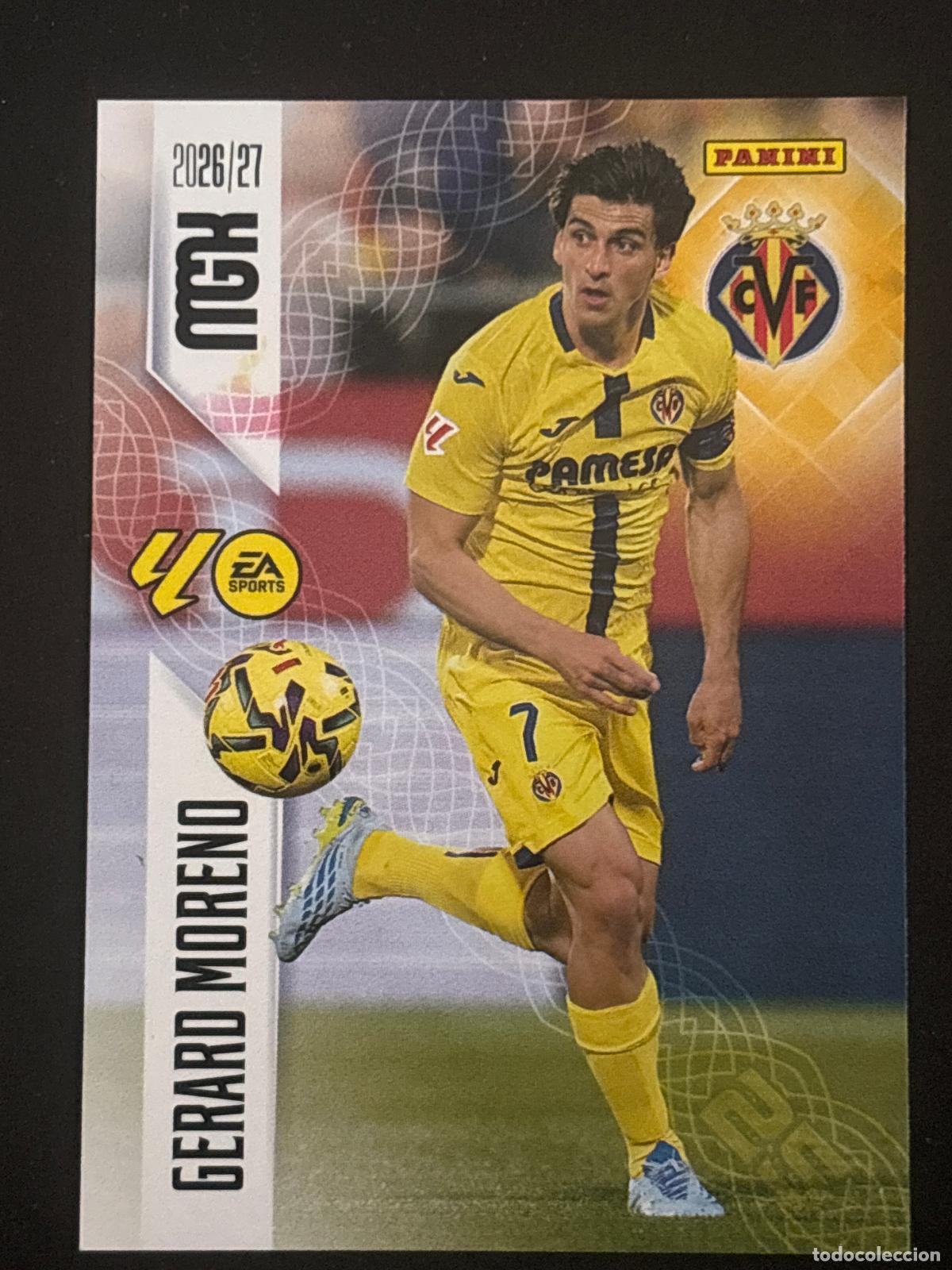 Football Stickers: 378 GERARD MORENO VILLARREAL MEGACRACKS MGK 26-27 2026-2027 PANINI LIGA
