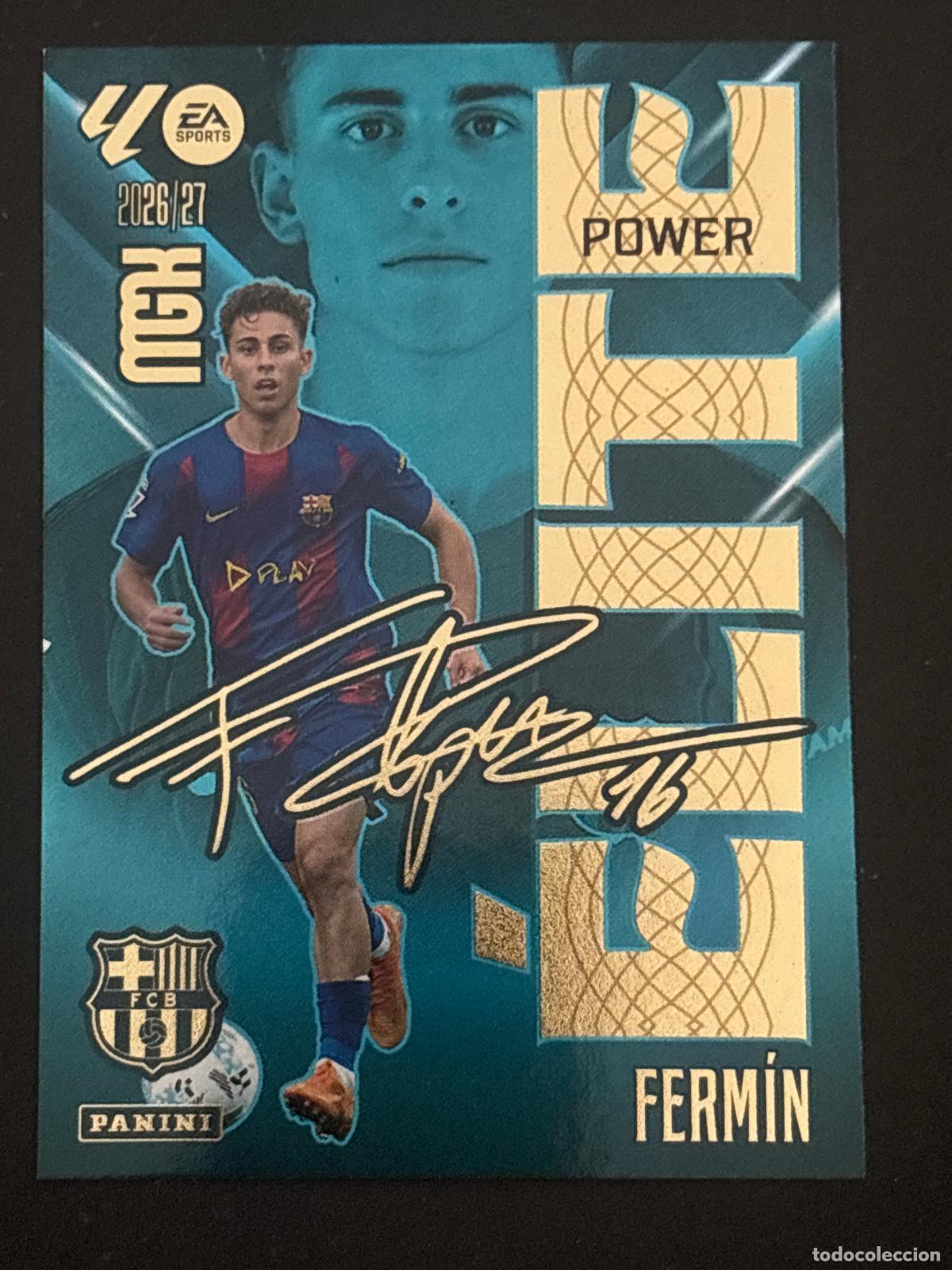 Cartes &agrave; collectionner de Football: 6P FERM&Iacute;N BARCELONA &Eacute;LITE POWER MEGACRACKS MGK 26-27 2026-2027 PANINI LIGA