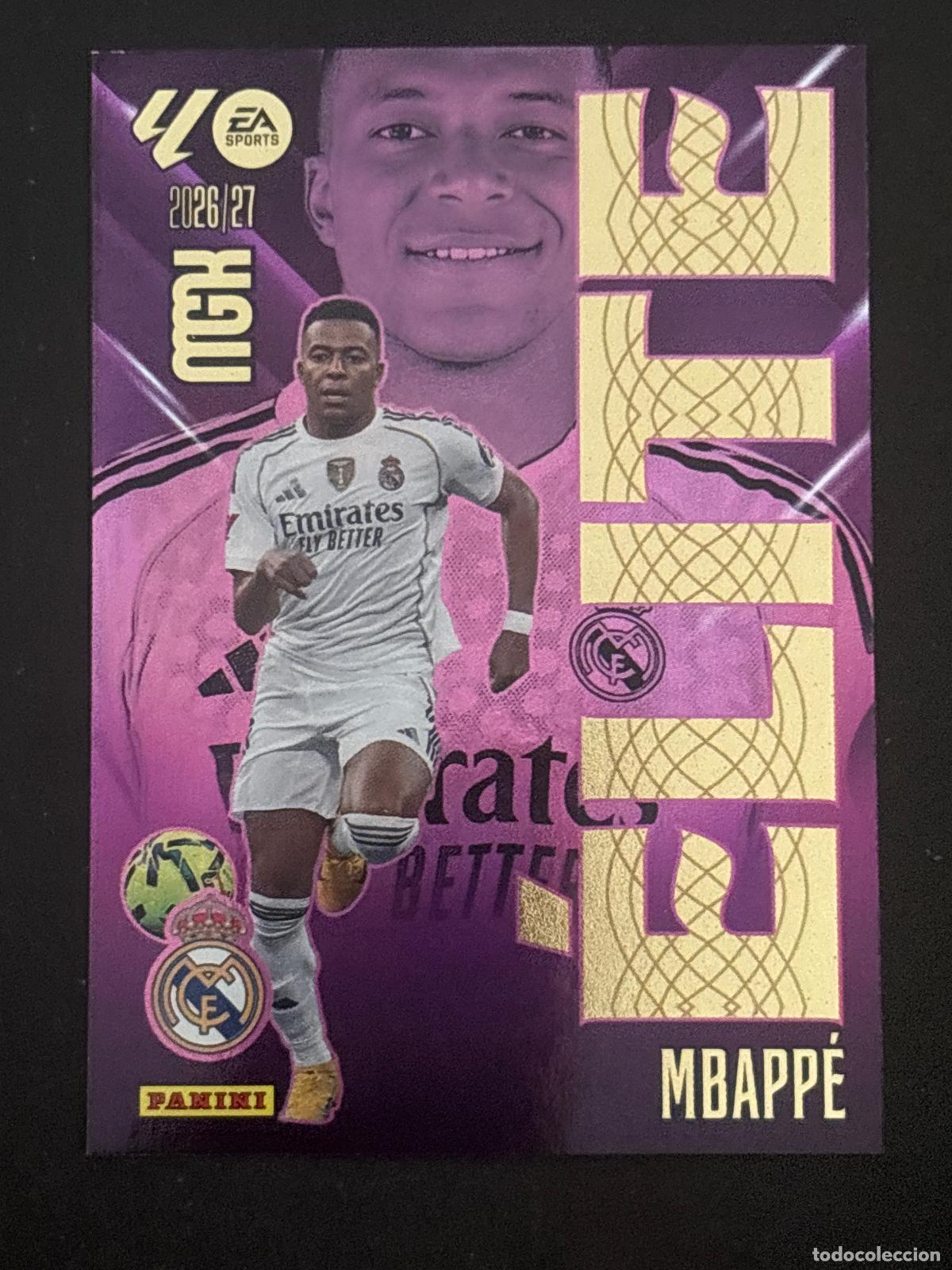 Cromos de f&uacute;tbol: 10 MBAPP&Eacute; REAL MADRID &Eacute;LITE MEGACRACKS MGK 26-27 2026-2027 PANINI LIGA