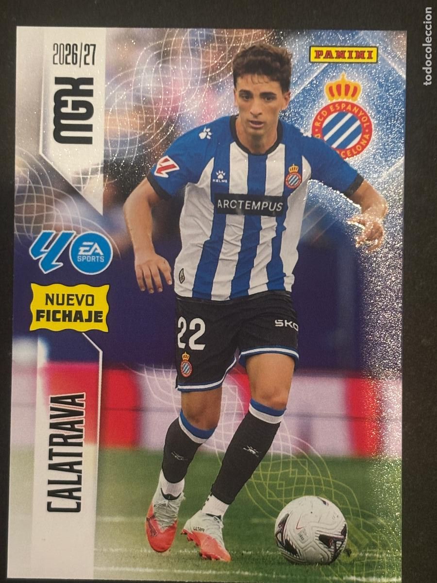Fu&szlig;ball-Sticker: 454 CALATRAVA ESPANYOL NUEVOS FICHAJES 2&ordf; EDICI&Oacute;N MEGACRACKS MGK 26-27 2026-2027