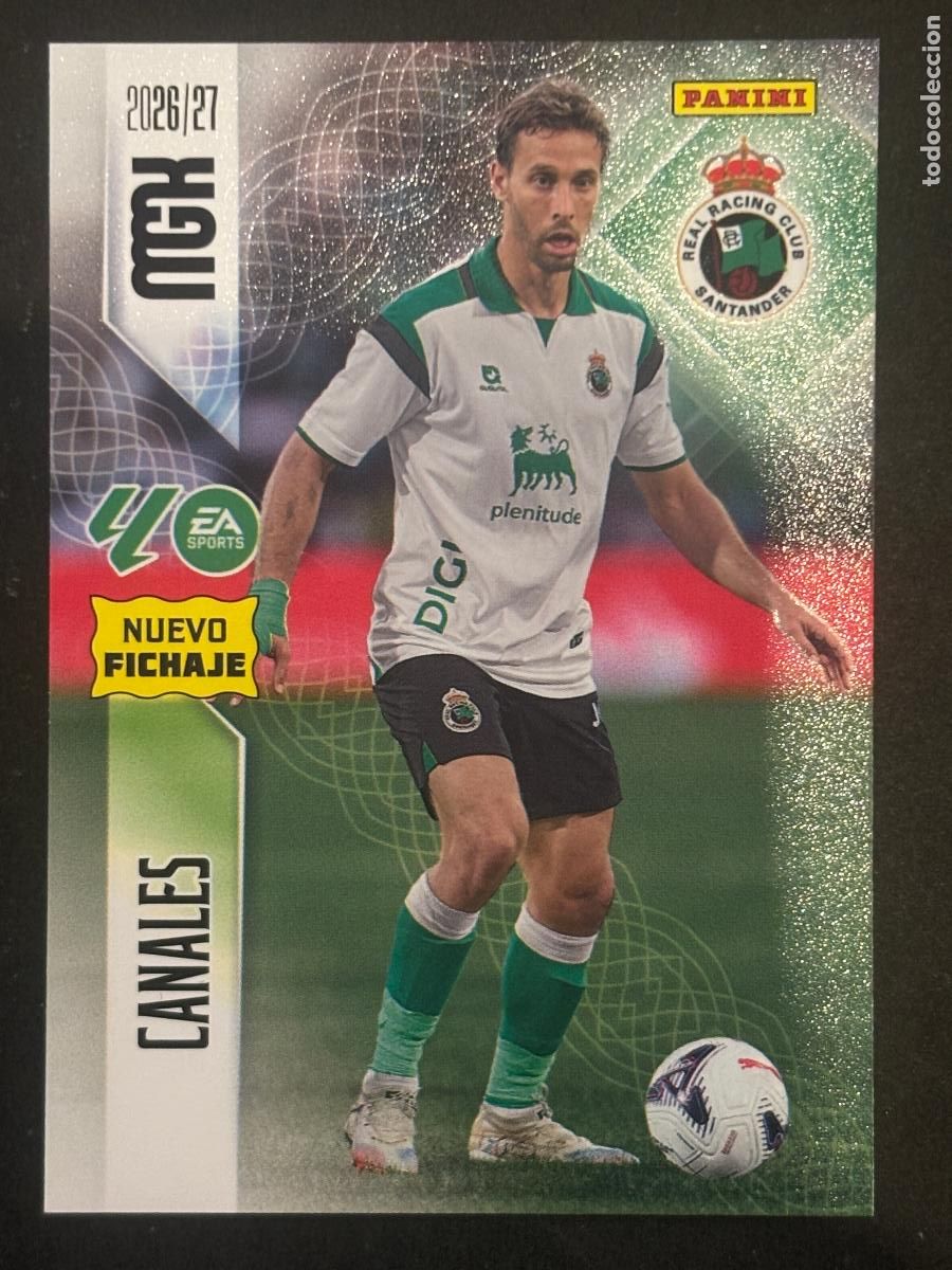 Football Stickers: 460 CANALES RACING NUEVOS FICHAJES 2&ordf; EDICI&Oacute;N MEGACRACKS MGK 26-27 2026-2027 PANINI LIGA