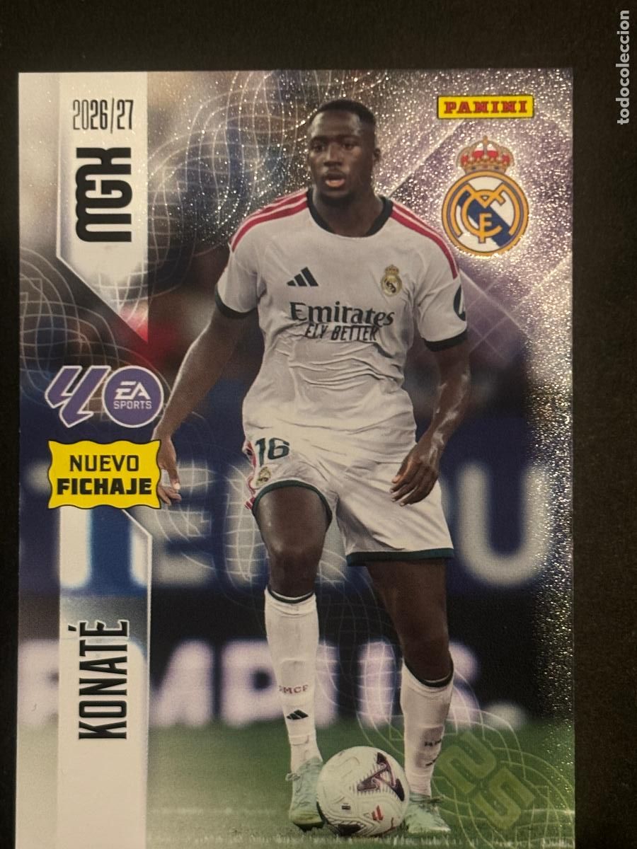 Football Stickers: 464 KONAT&Eacute; REAL MADRID NUEVOS FICHAJES 2&ordf; EDICI&Oacute;N MEGACRACKS MGK 26-27 2026-2027