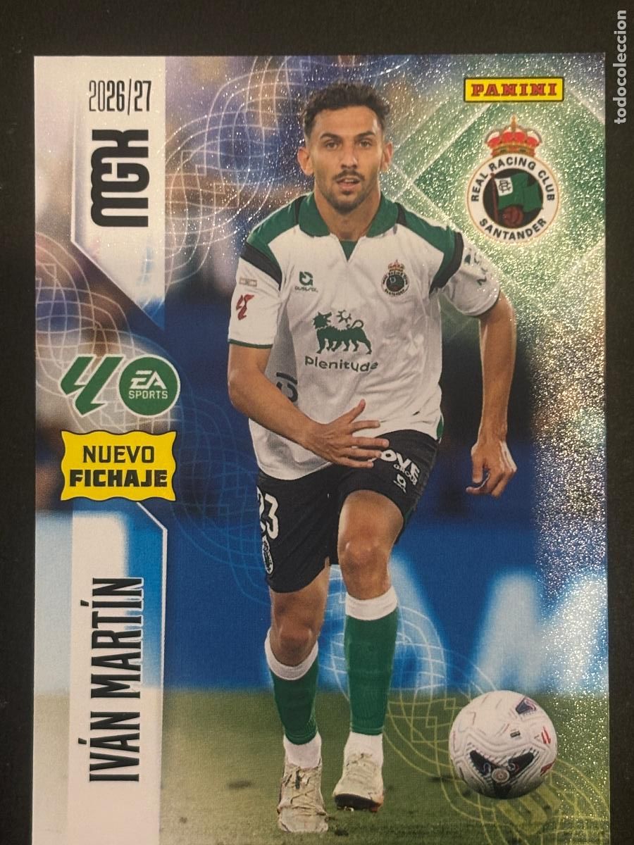 Football Stickers: 481 IV&Aacute;N MART&Iacute;N RACING NUEVOS FICHAJES 2&ordf; EDICI&Oacute;N MEGACRACKS MGK 26-27 2026-2027