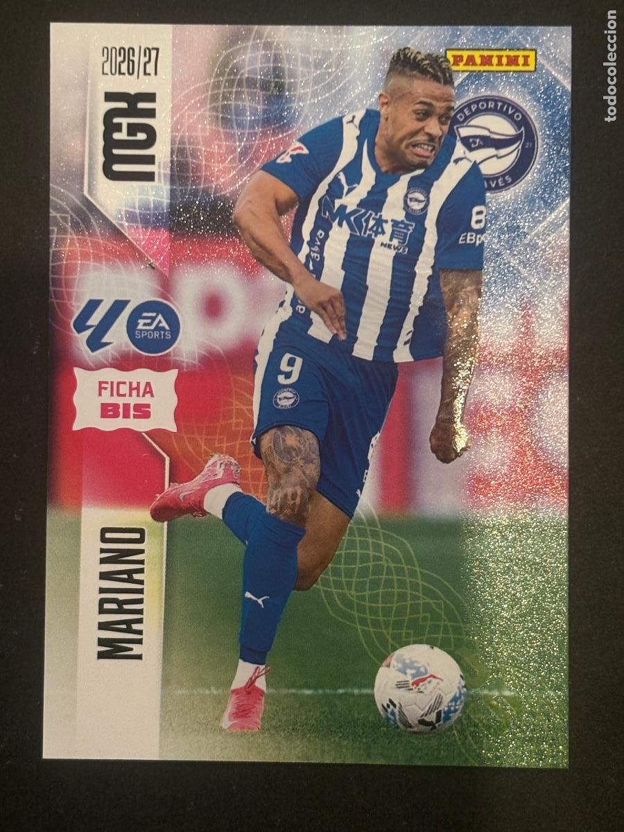 Football Stickers: 34BIS MARIANO ALAVES 2&ordf; EDICI&Oacute;N MEGACRACKS MGK 26-27 2026-2027 PANINI LIGA