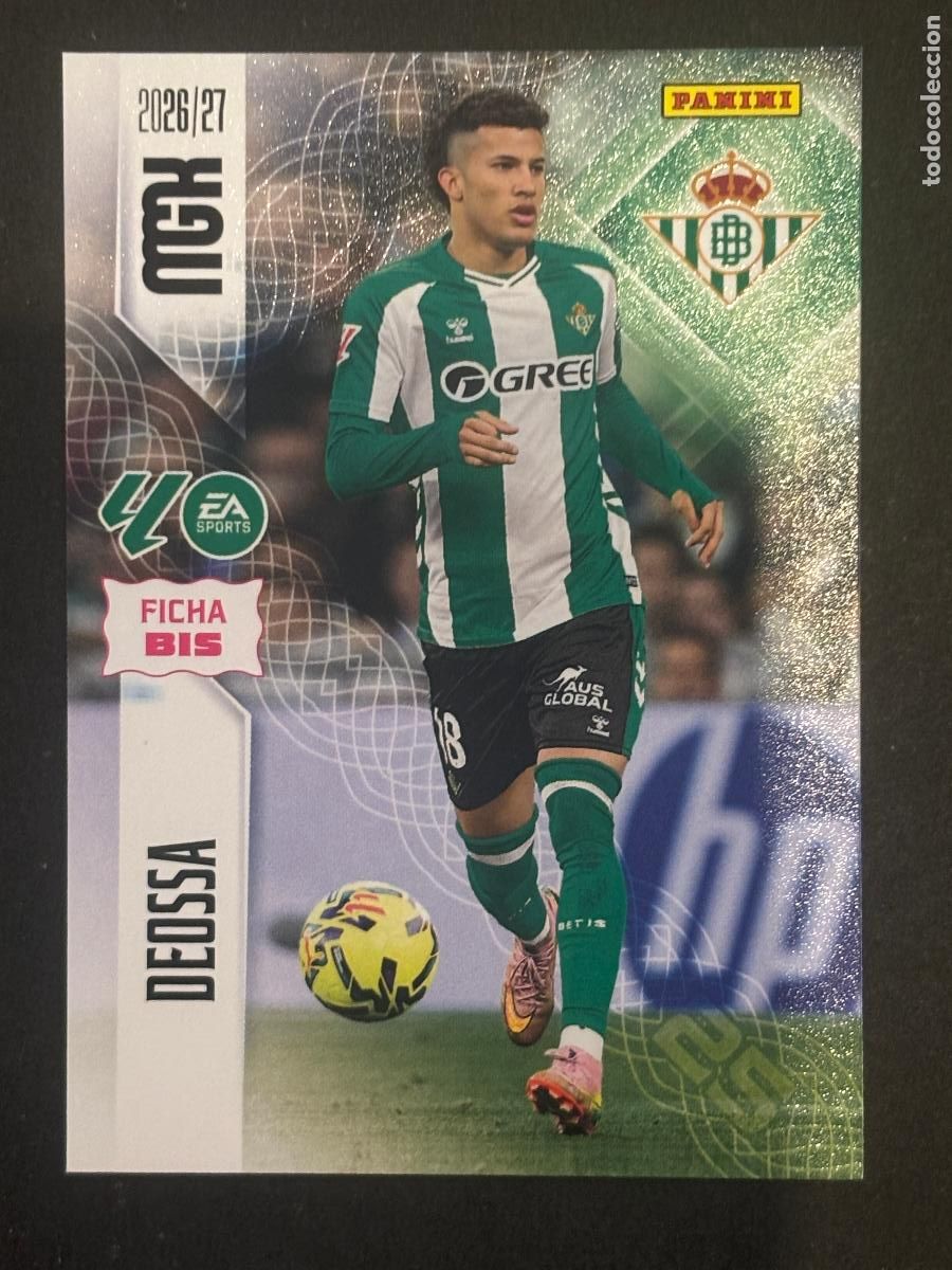Football Stickers: 100BIS DEOSSA BETIS 2&ordf; EDICI&Oacute;N MEGACRACKS MGK 26-27 2026-2027 PANINI LIGA