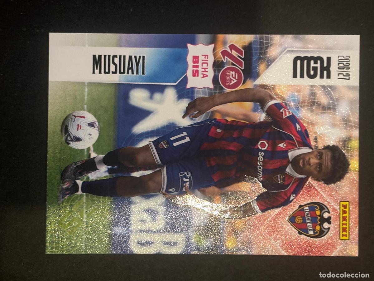 Football Stickers: 215BIS MUSUAYI LEVANTE 2&ordf; EDICI&Oacute;N MEGACRACKS MGK 26-27 2026-2027 PANINI LIGA