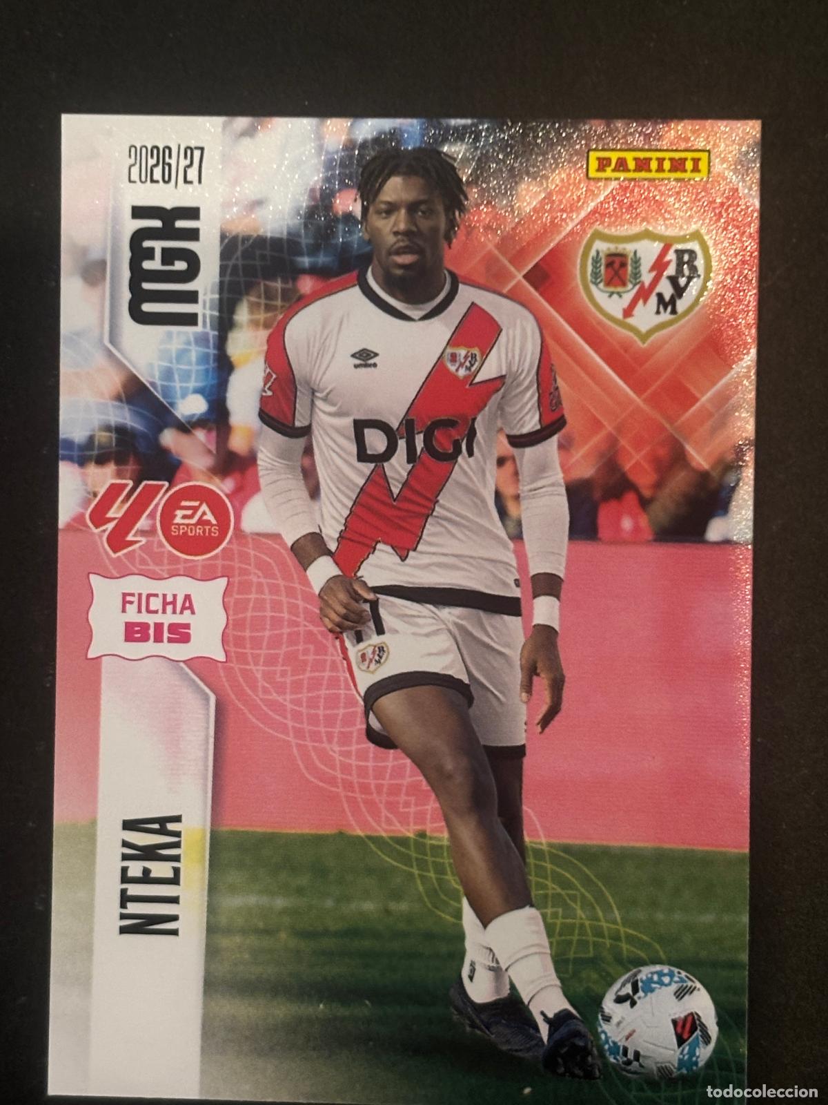 Cromos de Futebol: 297BIS NTEKA RAYO 2&ordf; EDICI&Oacute;N MEGACRACKS MGK 26-27 2026-2027 PANINI LIGA