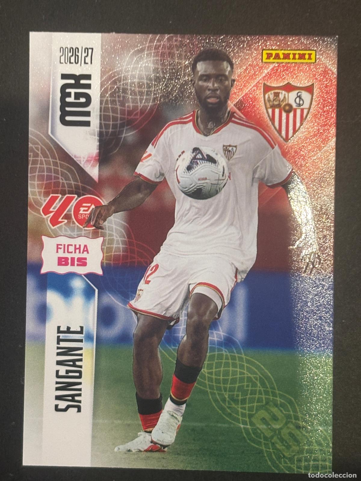 Cromos de Futebol: 331BIS SANGANTE SEVILLA 2&ordf; EDICI&Oacute;N MEGACRACKS MGK 26-27 2026-2027 PANINI LIGA