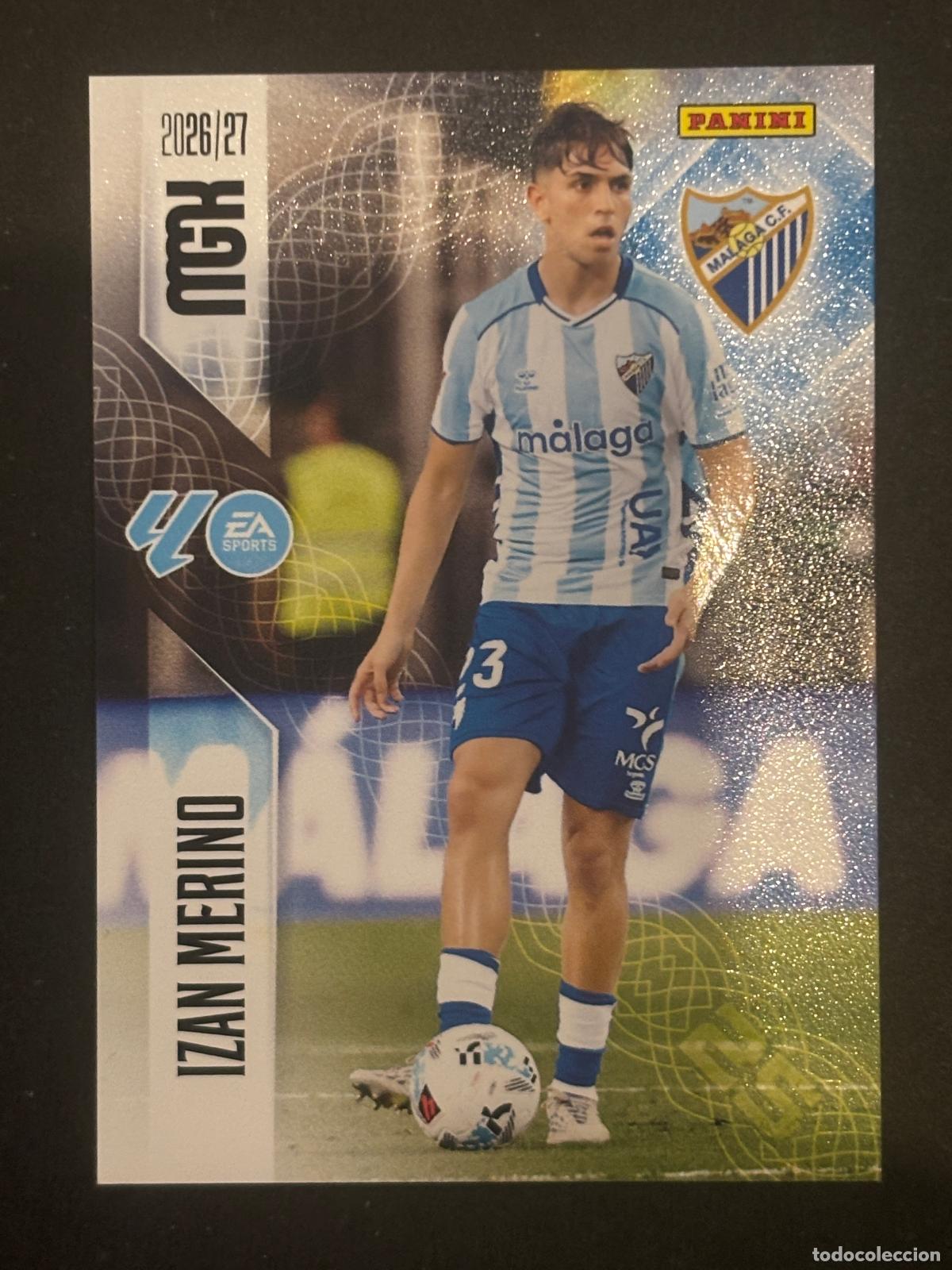 Cromos de Futebol: 244 IZAN MERINO M&Aacute;LAGA MEGACRACKS MGK 26-27 2026-2027 PANINI LIGA