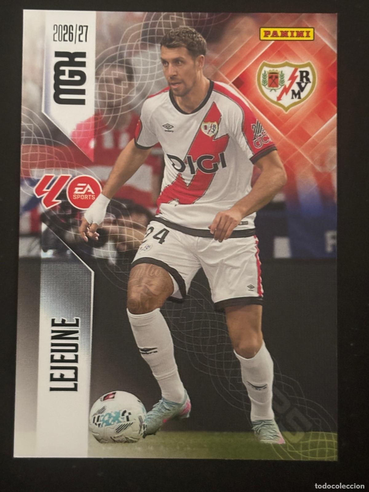 Cromos de f&uacute;tbol: 294 LEJEUNE RAYO MEGACRACKS MGK 26-27 2026-2027 PANINI LIGA
