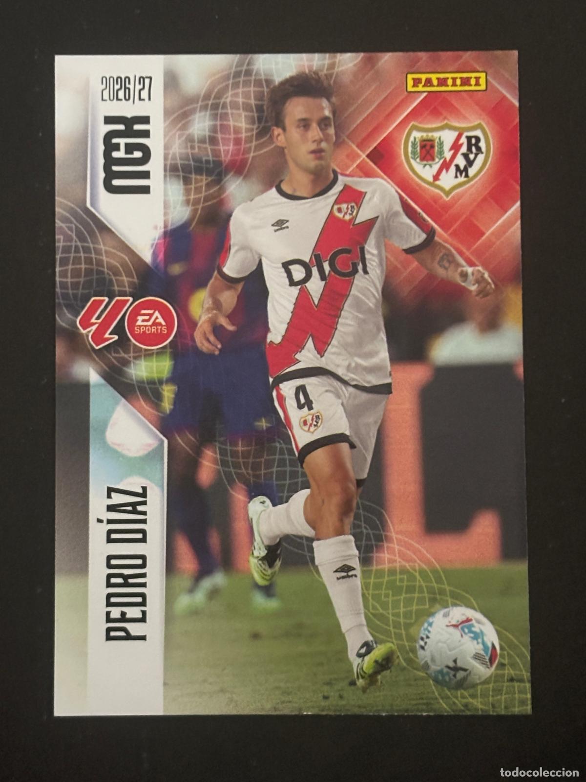 Cromos de Futebol: 298 PEDRO D&Iacute;AZ RAYO MEGACRACKS MGK 26-27 2026-2027 PANINI LIGA