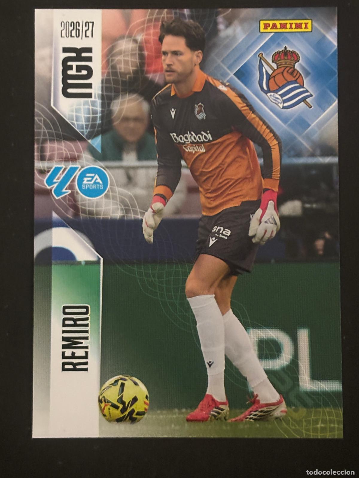 Cromos de Futebol: 308 REMIRO REAL SOCIEDAD MEGACRACKS MGK 26-27 2026-2027 PANINI LIGA