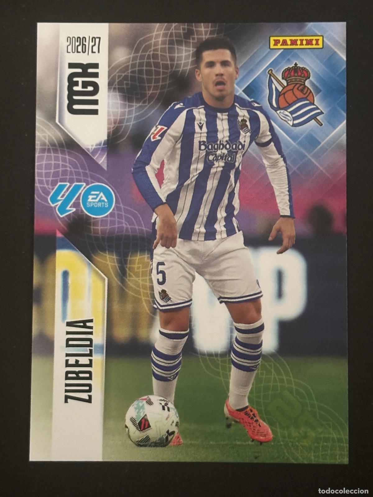 Cromos de Futebol: 312 ZUBELDIA REAL SOCIEDAD MEGACRACKS MGK 26-27 2026-2027 PANINI LIGA