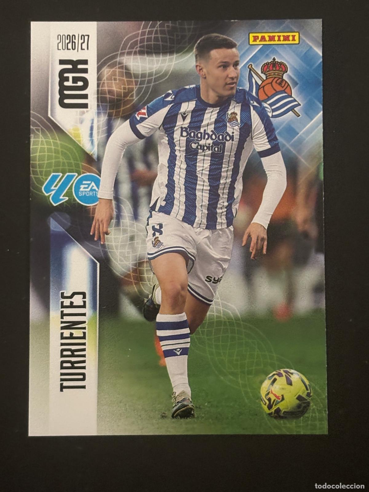 Cromos de Futebol: 316 TURRIENTES REAL SOCIEDAD MEGACRACKS MGK 26-27 2026-2027 PANINI LIGA