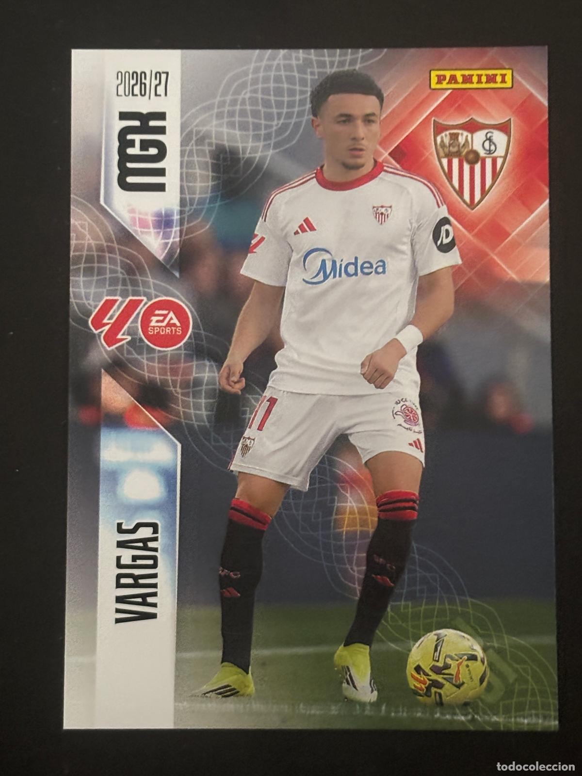 Cromos de Futebol: 337 VARGAS SEVILLA MEGACRACKS MGK 26-27 2026-2027 PANINI LIGA