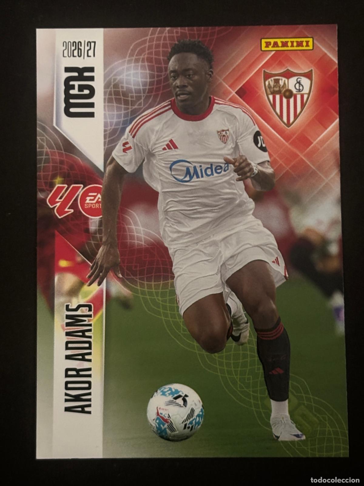 Cromos de Futebol: 341 AKOR ADAMS SEVILLA MEGACRACKS MGK 26-27 2026-2027 PANINI LIGA