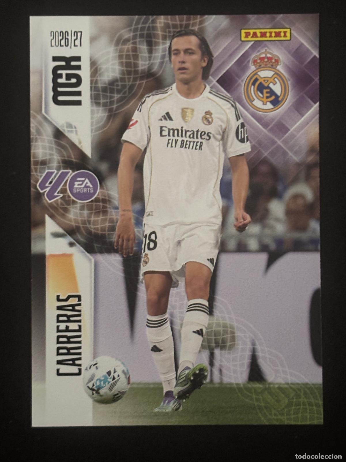 Cromos de Futebol: 224 CARRERAS REAL MADRID MEGACRACKS MGK 26-27 2026-2027 PANINI LIGA