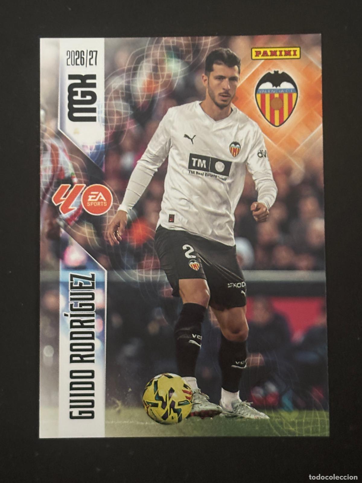 Cromos de Futebol: 353 GUIDO RODR&Iacute;GUEZ VALENCIA MEGACRACKS MGK 26-27 2026-2027 PANINI LIGA
