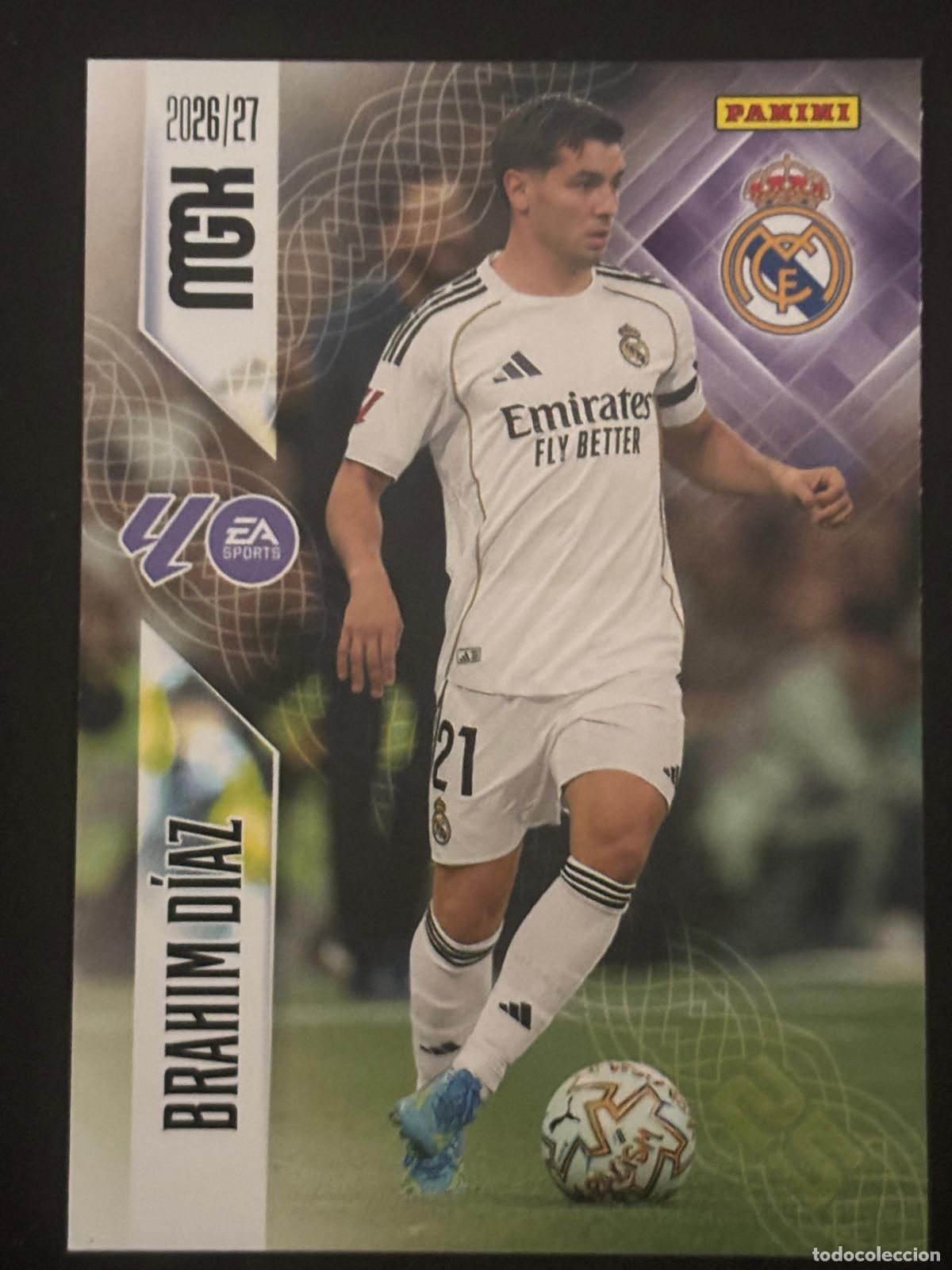 Figurine di Calcio: 230 BRAHIM D&Iacute;AZ REAL MADRID MEGACRACKS MGK 26-27 2026-2027 PANINI LIGA