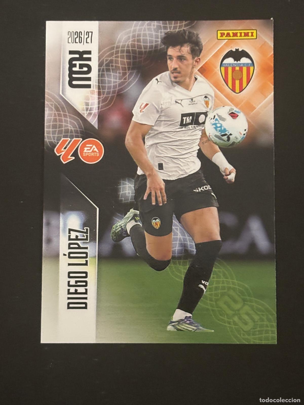 Figurine di Calcio: 359 DIEGO L&Oacute;PEZ VALENCIA MEGACRACKS MGK 26-27 2026-2027 PANINI LIGA