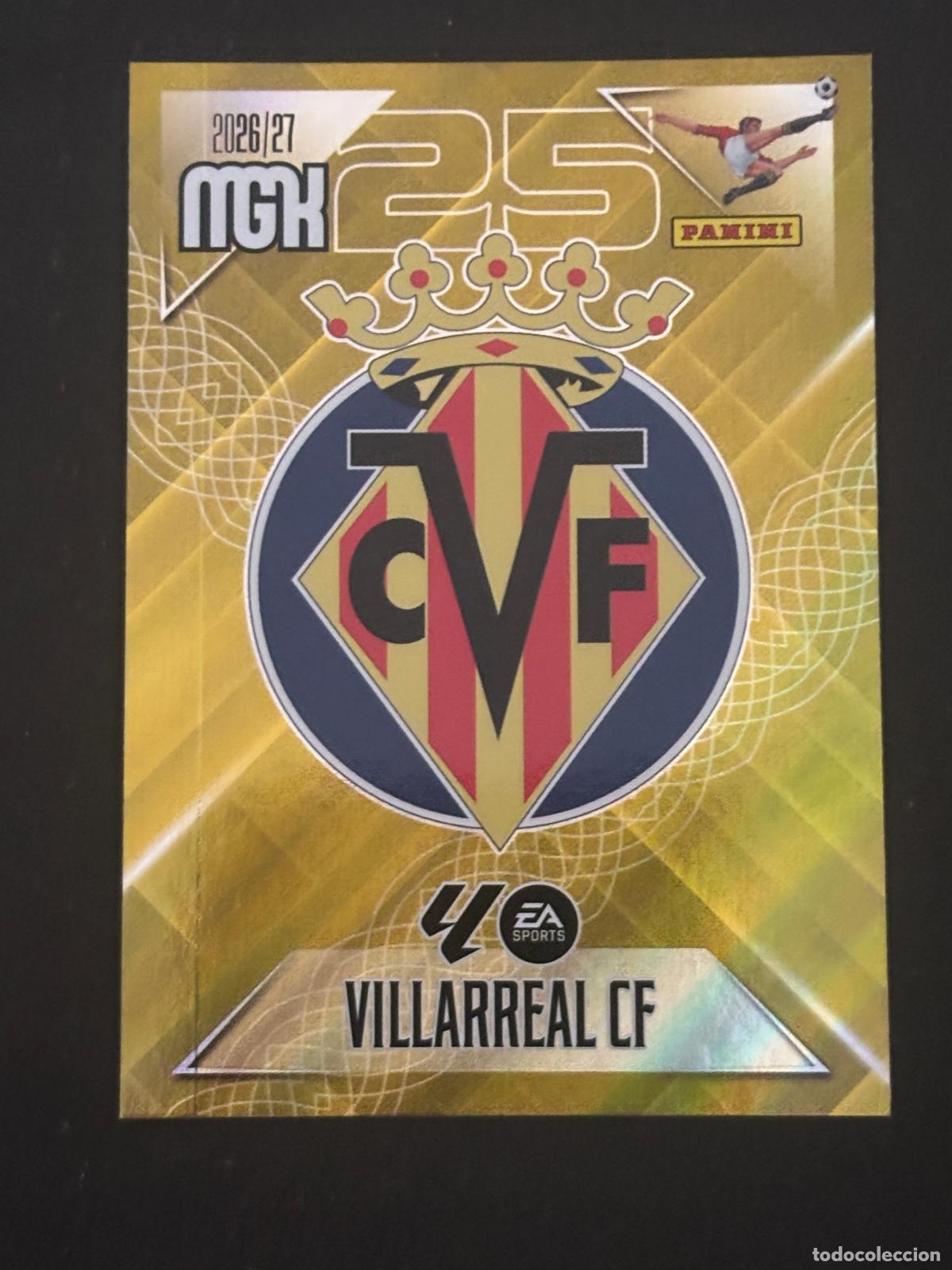Figurine di Calcio: 361 ESCUDO VILLARREAL MEGACRACKS MGK 26-27 2026-2027 PANINI LIGA