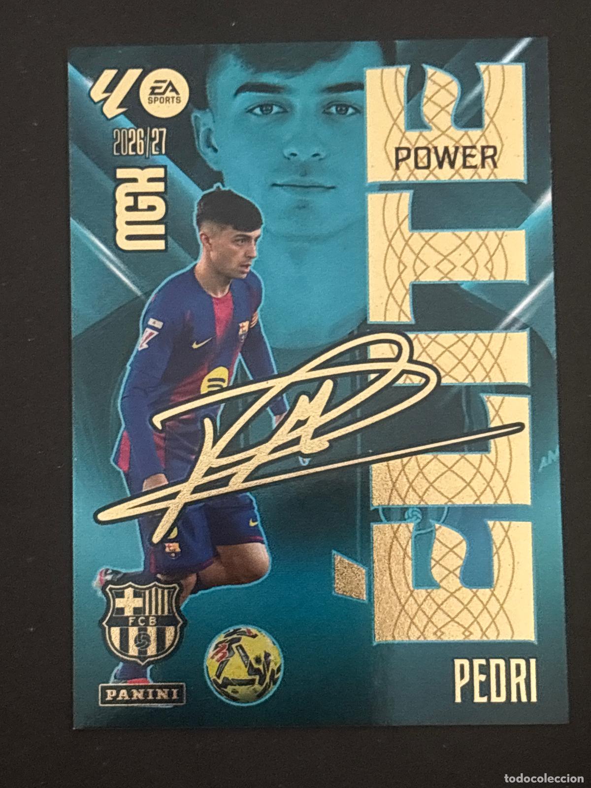 Figurine di Calcio: 15P PEDRI BARCELONA &Eacute;LITE POWER MEGACRACKS MGK 26-27 2026-2027 PANINI LIGA