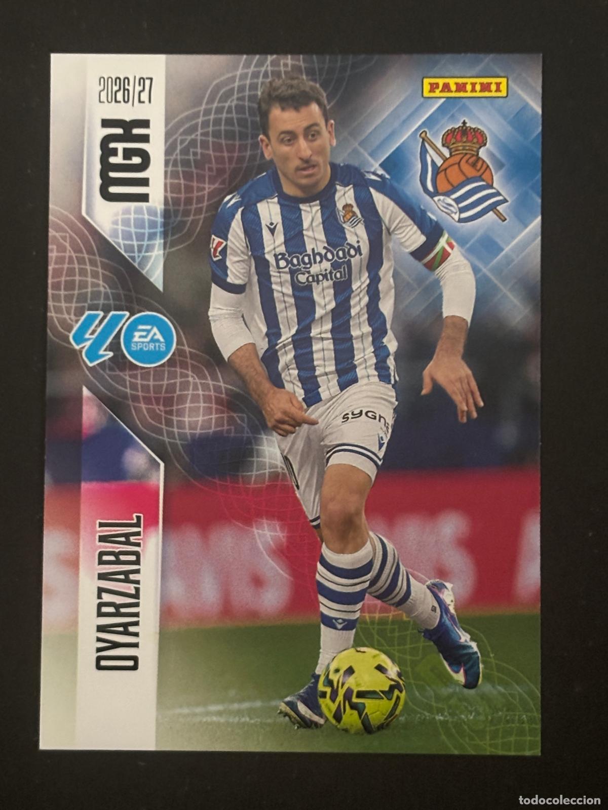 Cromos de f&uacute;tbol: 324 OYARZABAL REAL SOCIEDAD MEGACRACKS MGK 26-27 2026-2027 PANINI LIGA