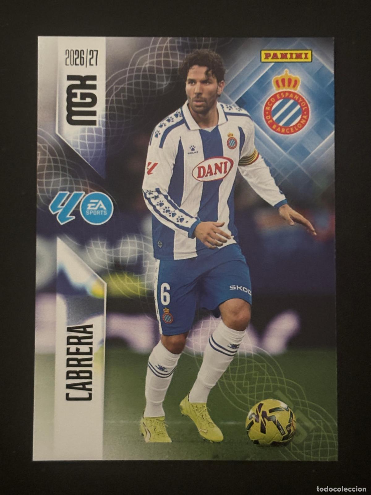 Fu&szlig;ball-Sticker: 169 CABRERA ESPANYOL MEGACRACKS MGK 26-27 2026-2027 PANINI LIGA