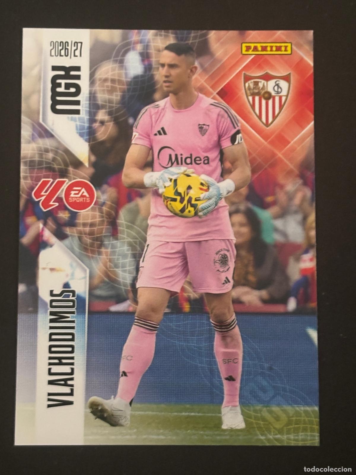 Cromos de f&uacute;tbol: 326 VLACHODIMOS SEVILLA MEGACRACKS MGK 26-27 2026-2027 PANINI LIGA